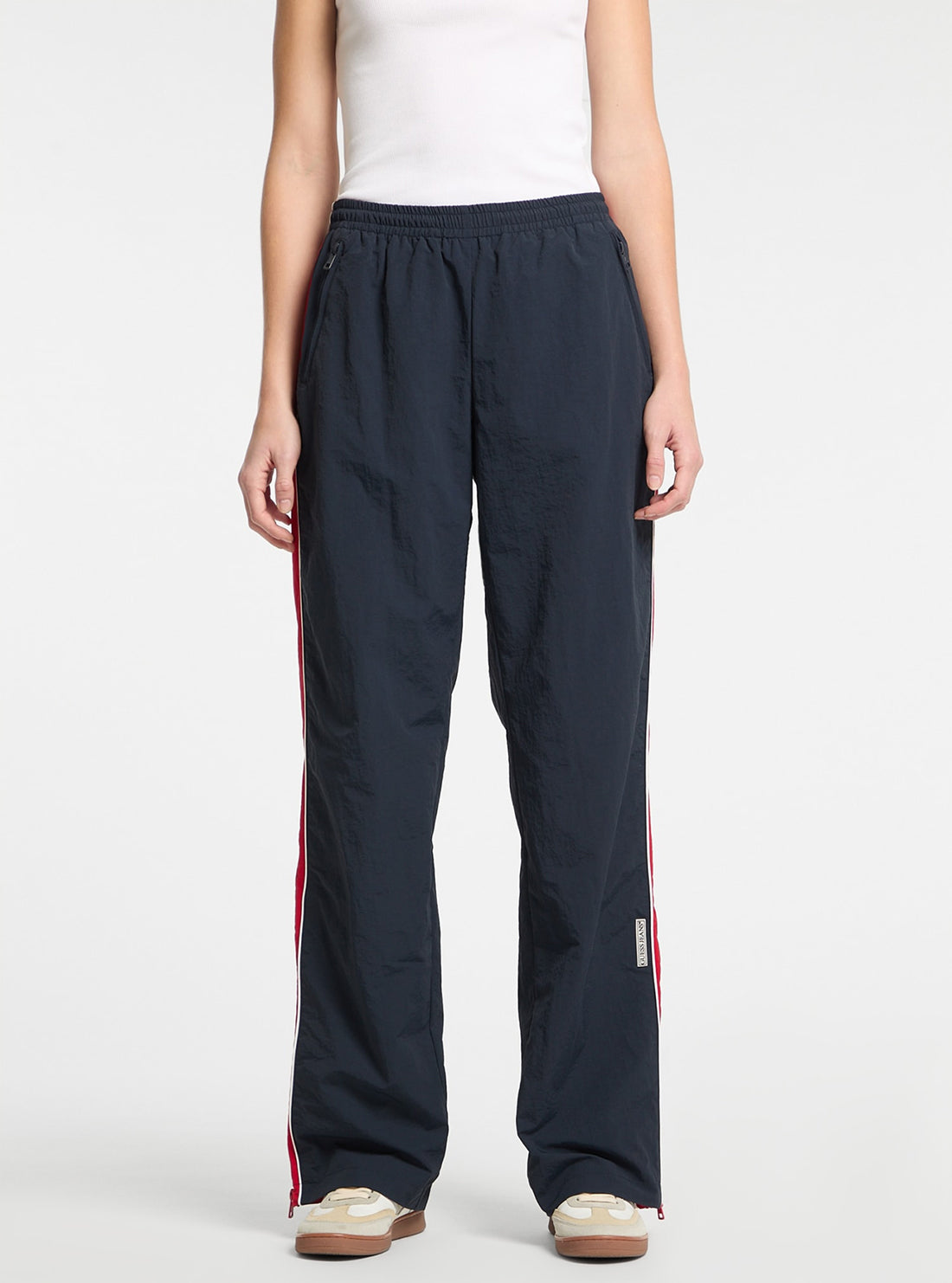 Guess Jeans Navy Red Windbreaker Pant