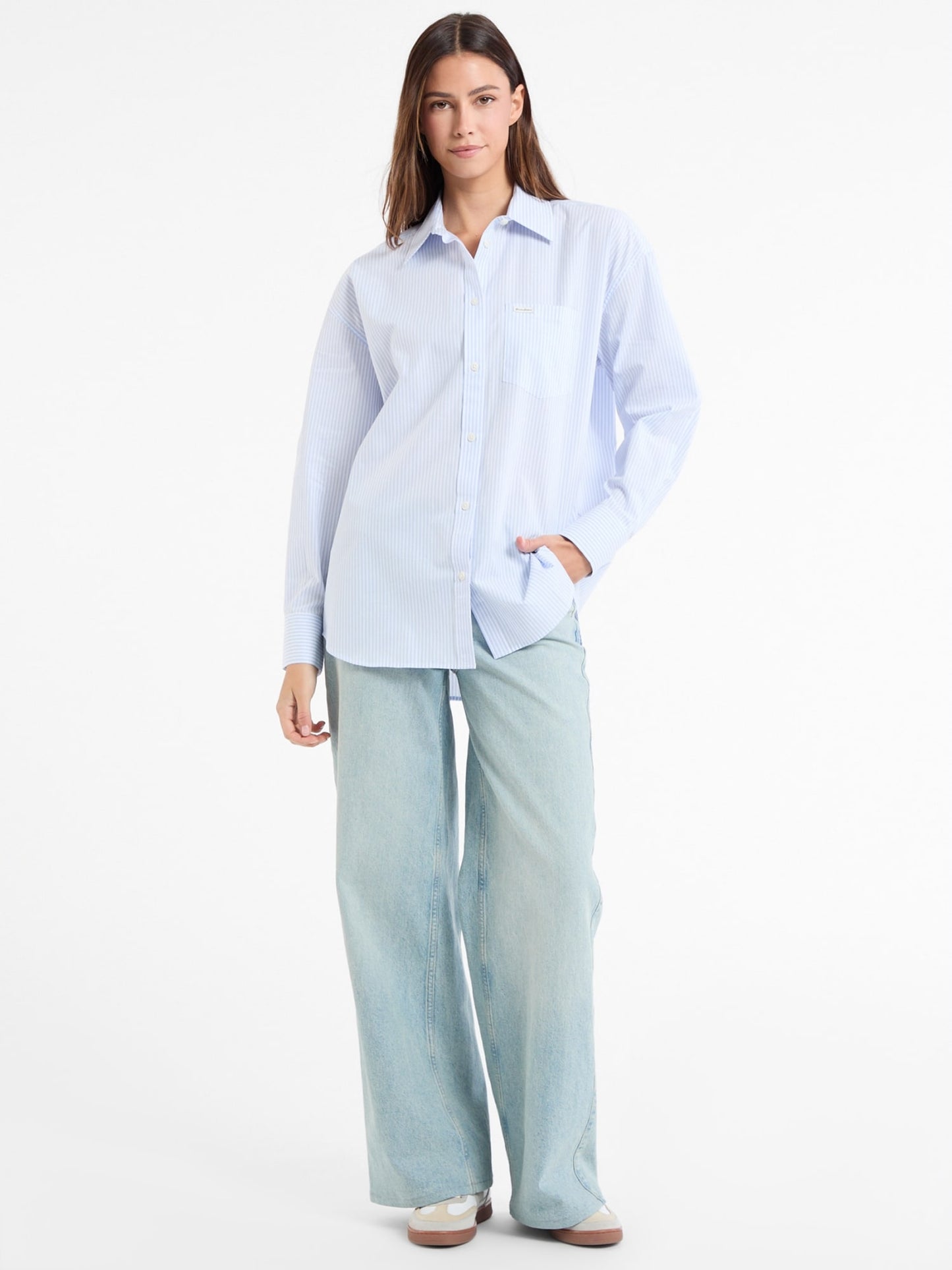 Guess Jeans Blue Oversized Shirt