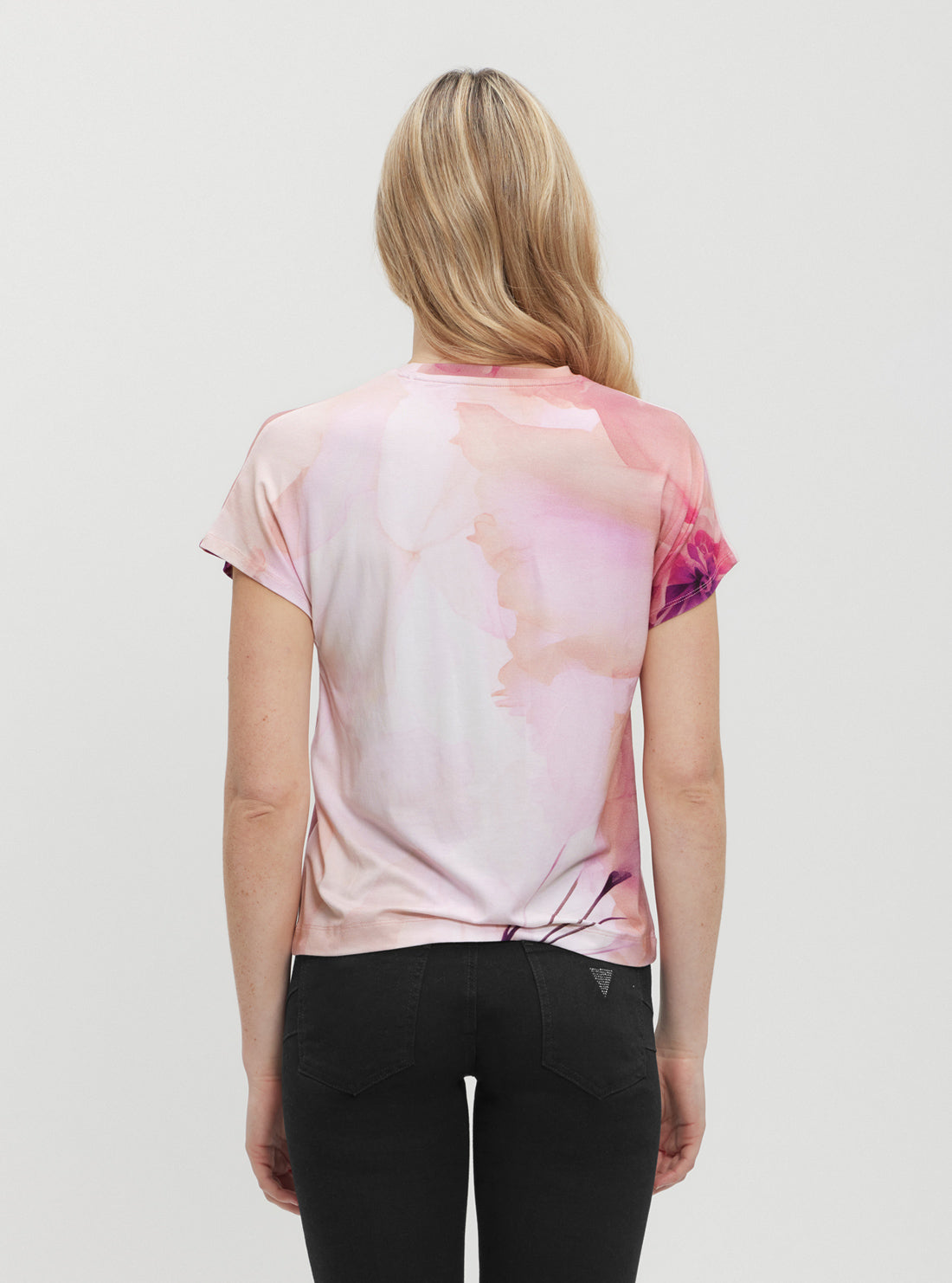 Pink Logo Kimono T-Shirt