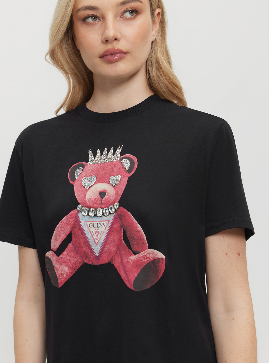 Black Pink Bear T-Shirt