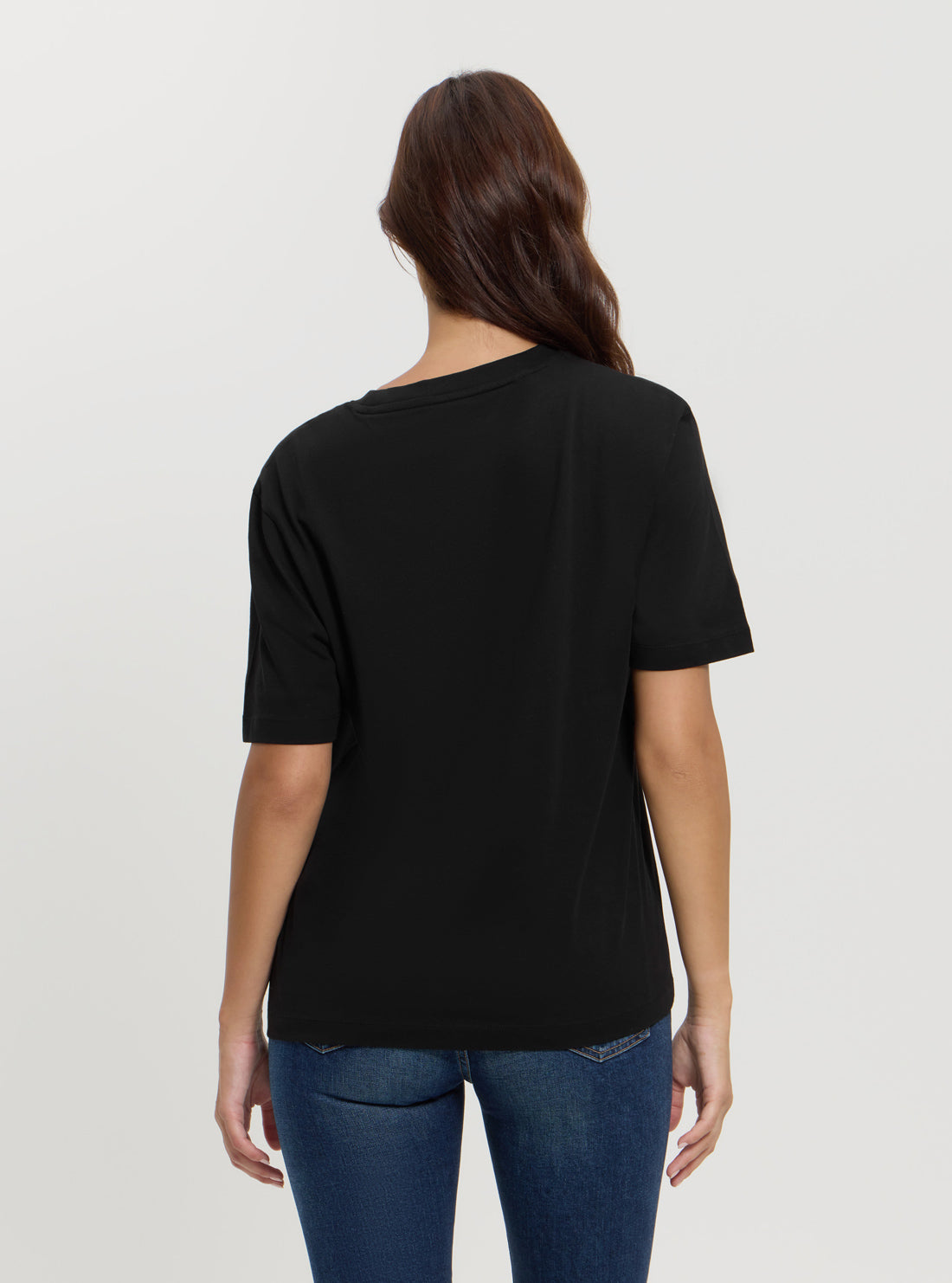 Guess Jeans Black Print T-Shirt