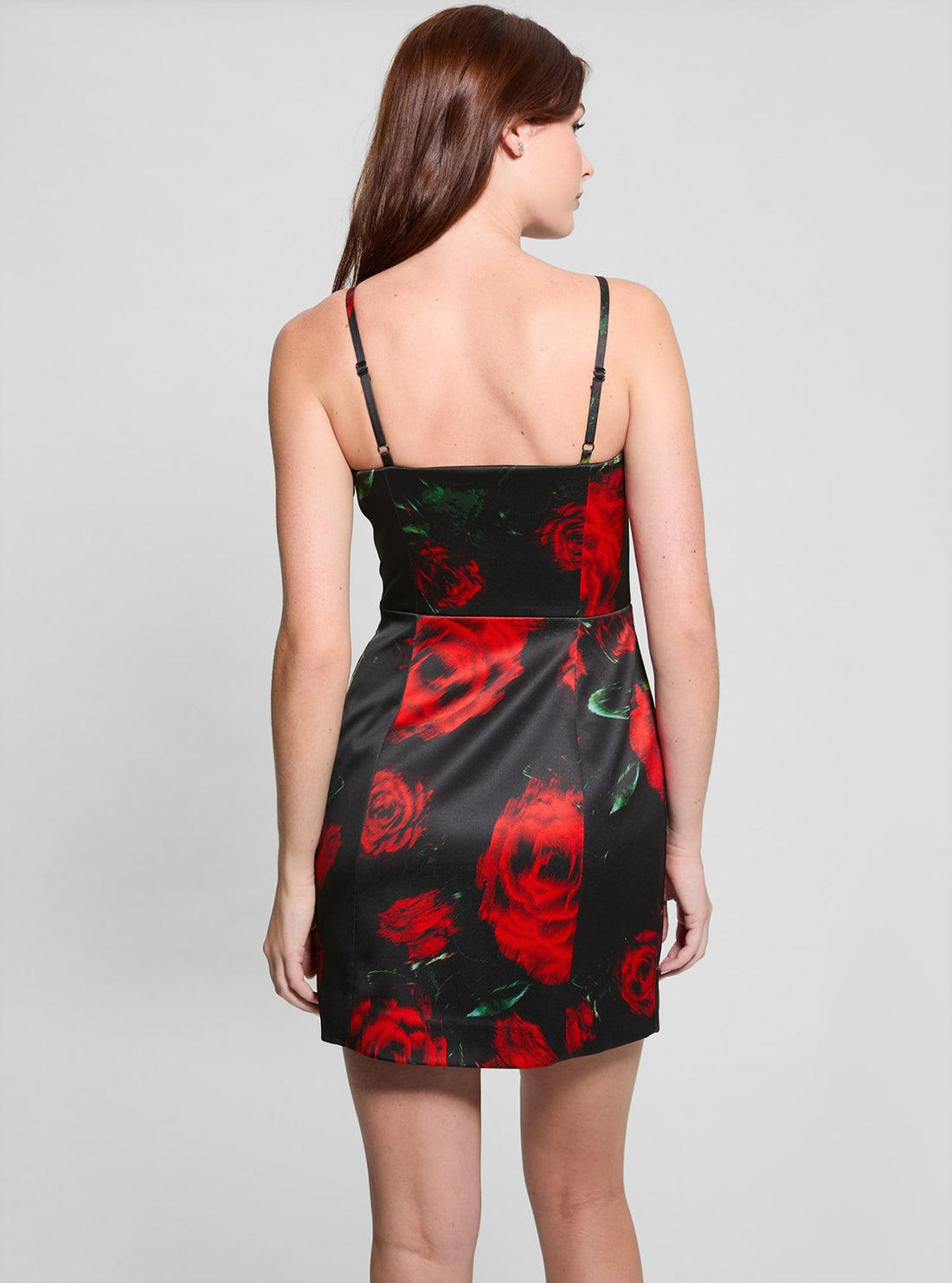 Black Floral Maelle Mini Dress