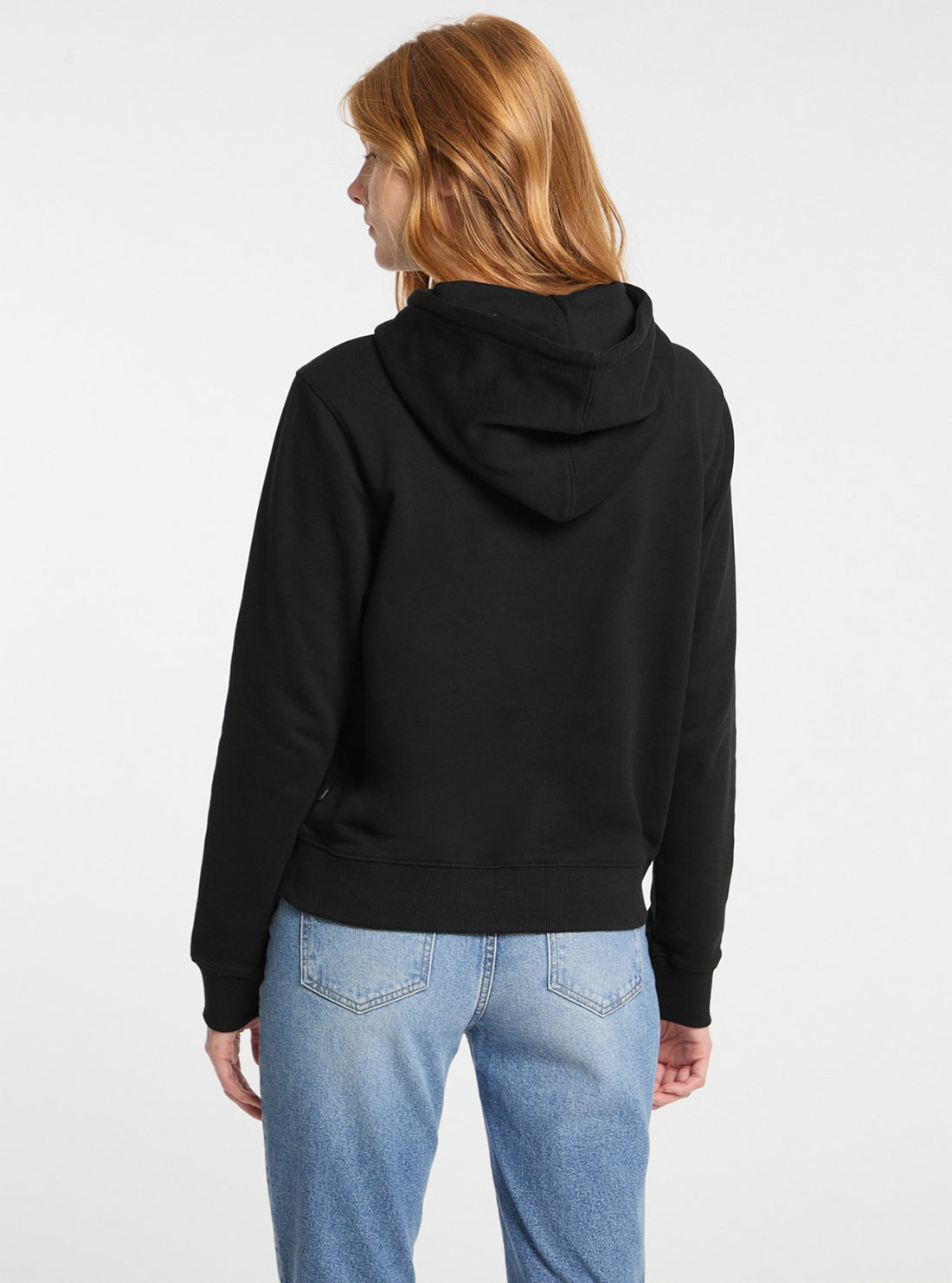 Guess Jeans Black Hoodie Jumper