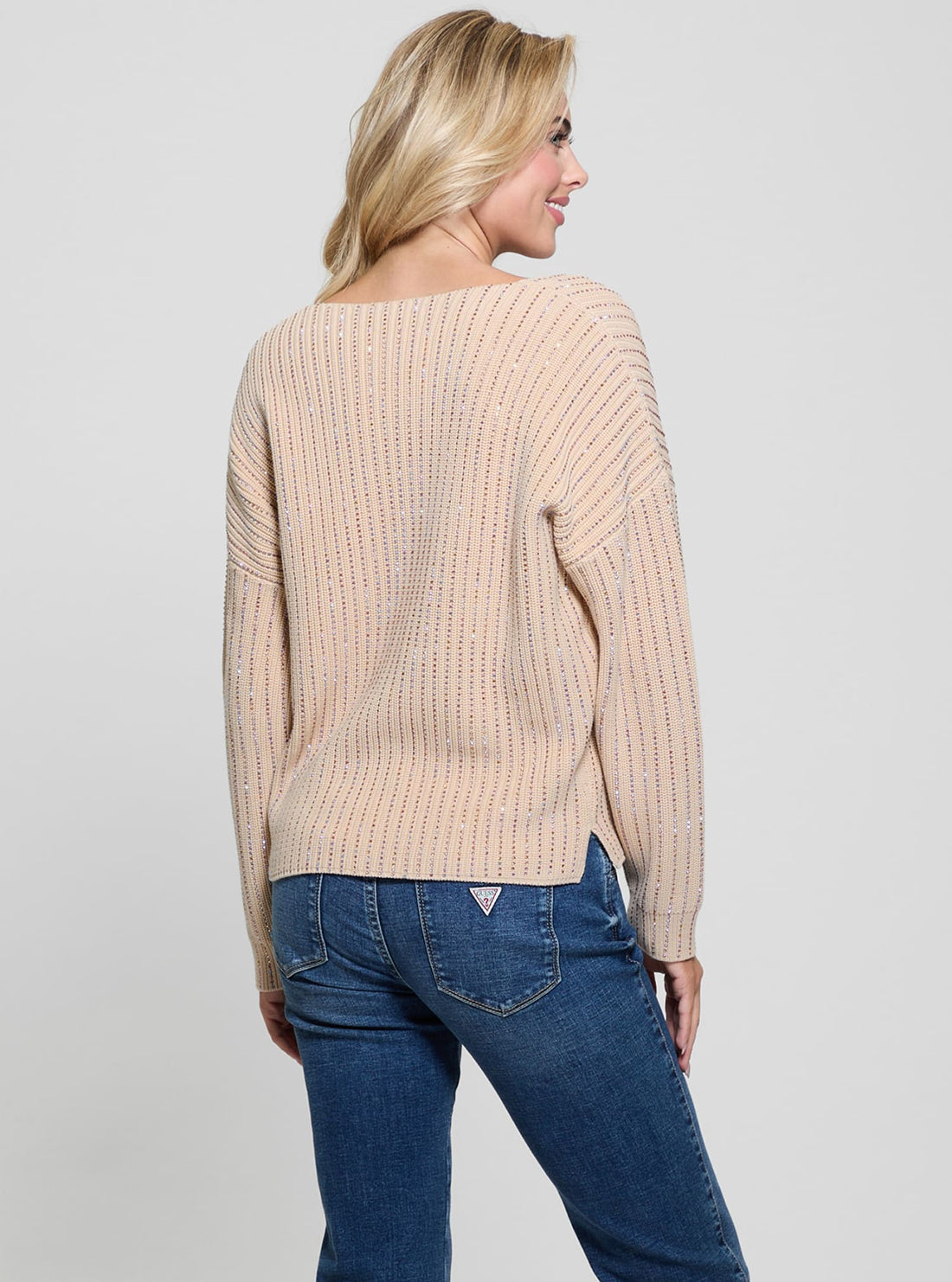 Beige Lorien Knit Top