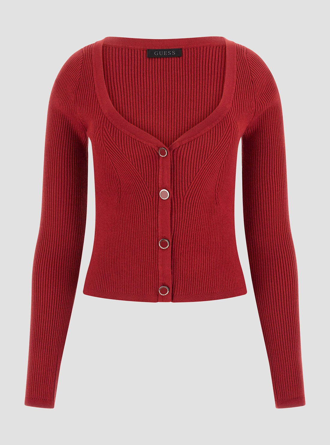 Red Katelyn Knit Cardigan