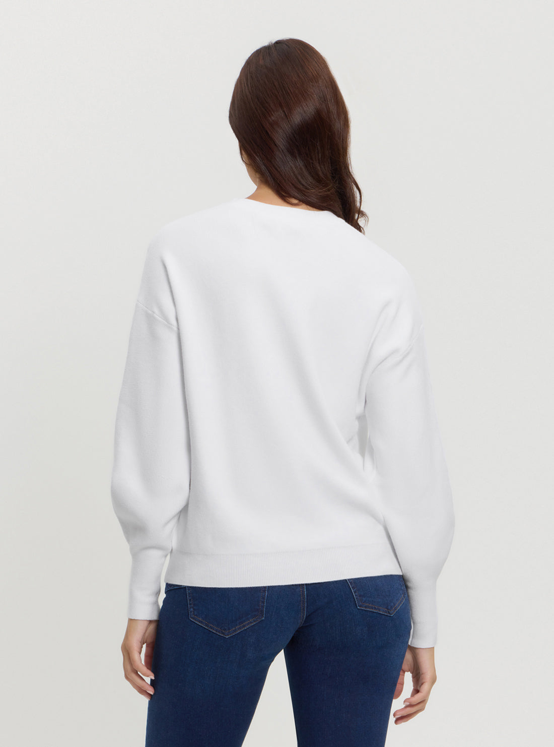 White Kate Logo Jumper
