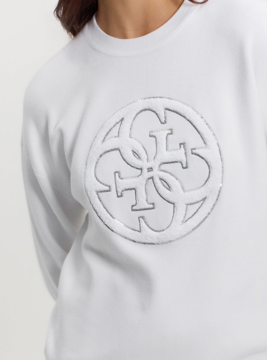 White Kate Logo Jumper
