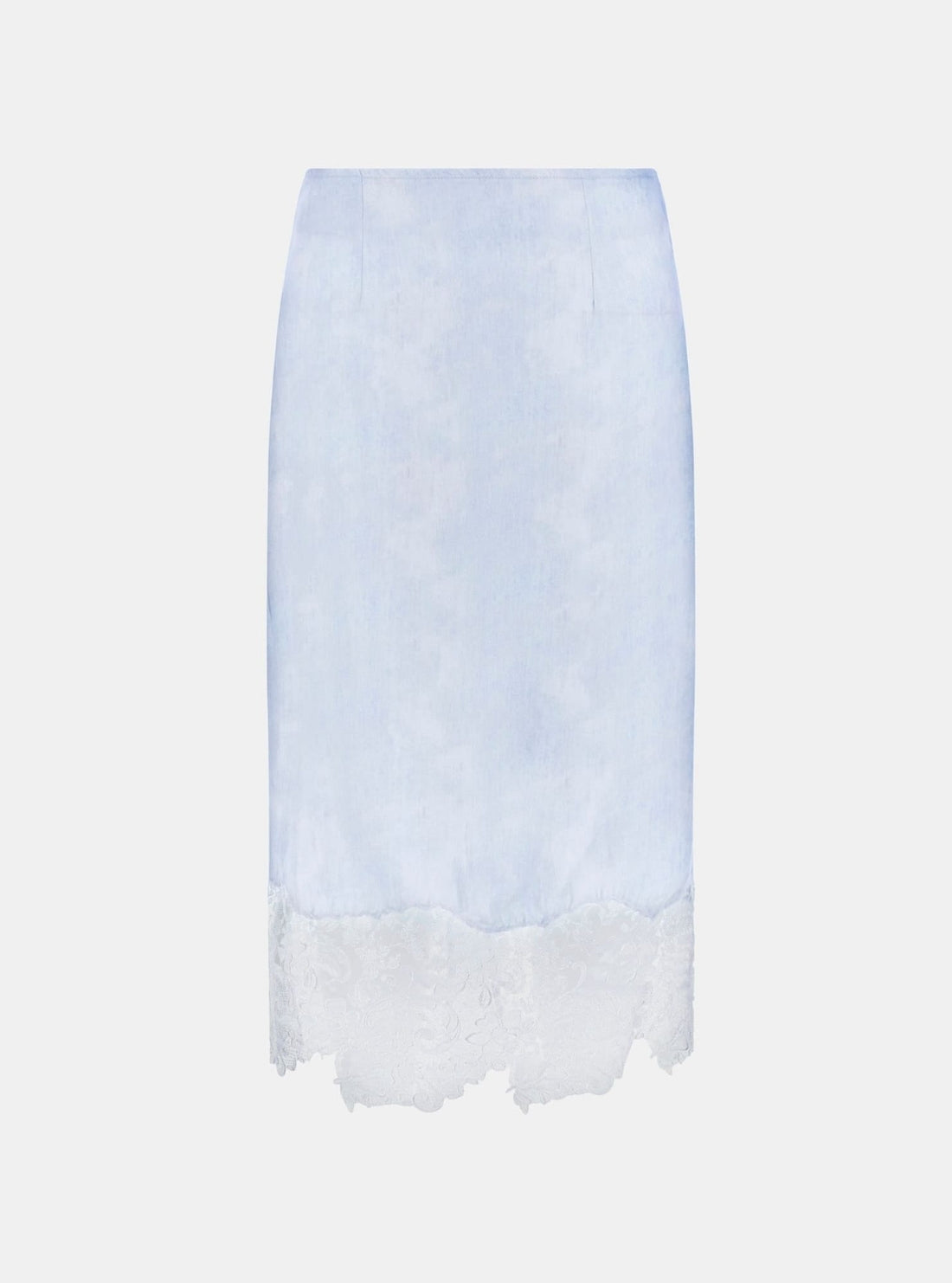 GUESS Womens Blue Lana Midi Skirt W5YD0JW0310 Flatlay