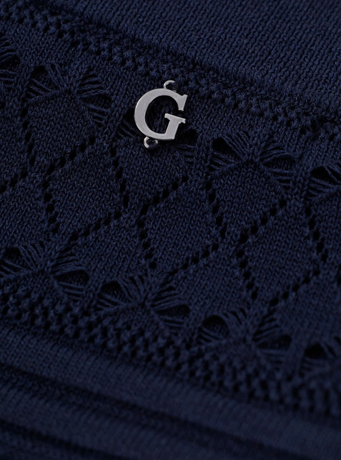 GUESS Womens Eco Blackened Blue Michelle Sweater Skirt W6GD21Z0602 Detail View