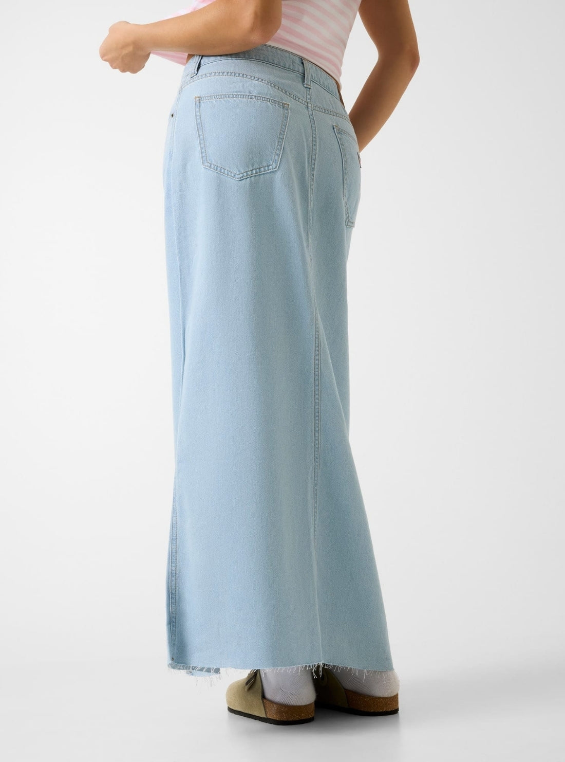 Guess Jeans Blue Full Length Skirt W6GD52D7902 Back View