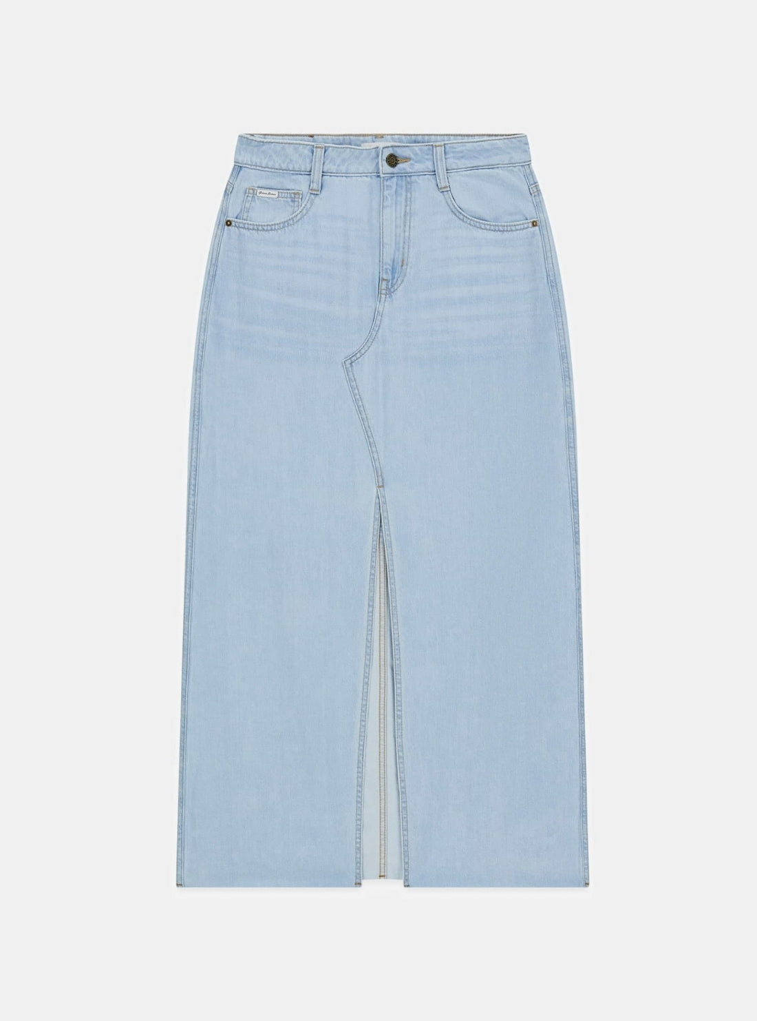 Guess Jeans Blue Full Length Skirt W6GD52D7902 Flatlay
