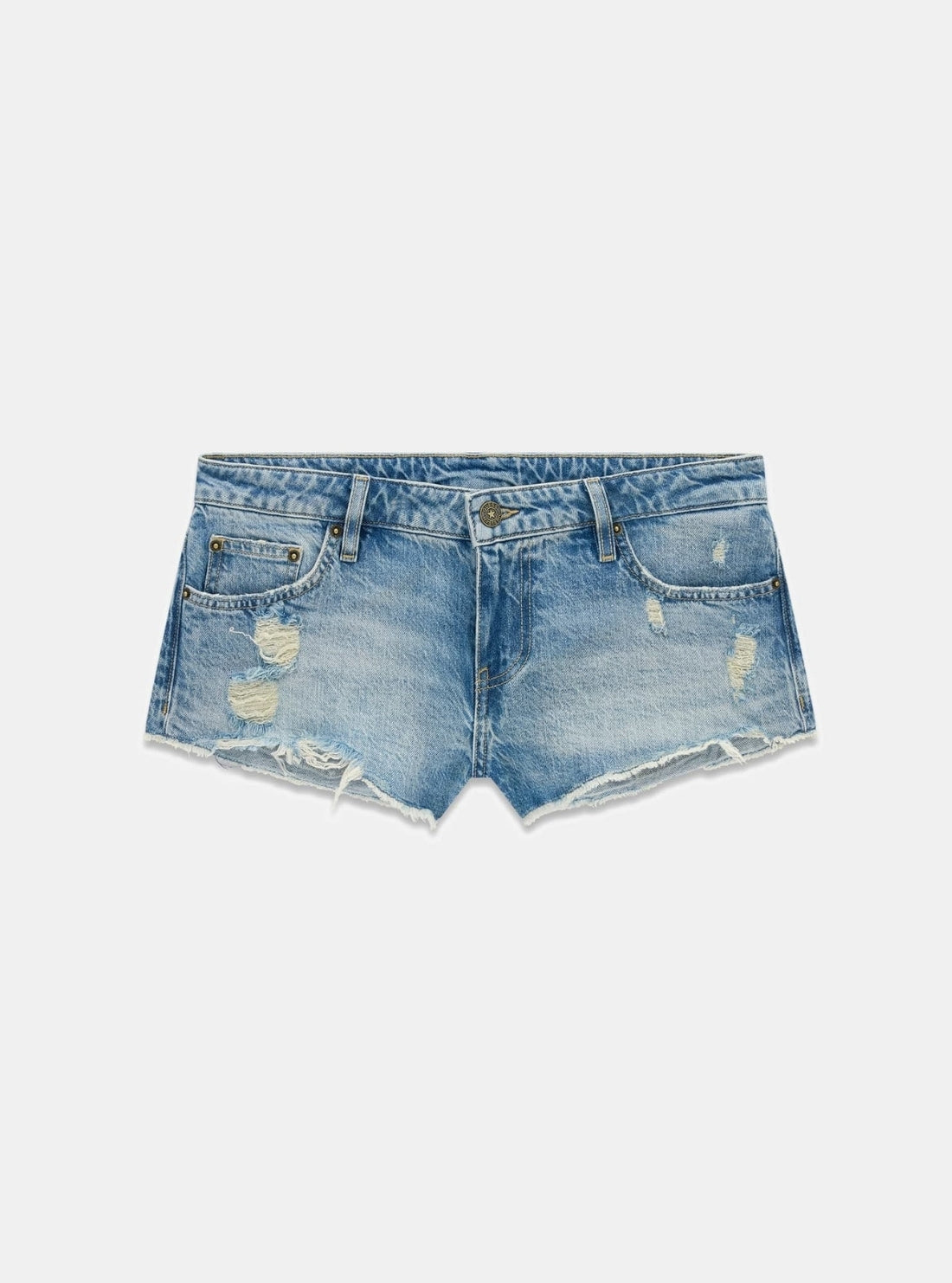 Guess Jeans Hysteric Glamour Denim Shorts W6GD71D5M5Y Flatlay