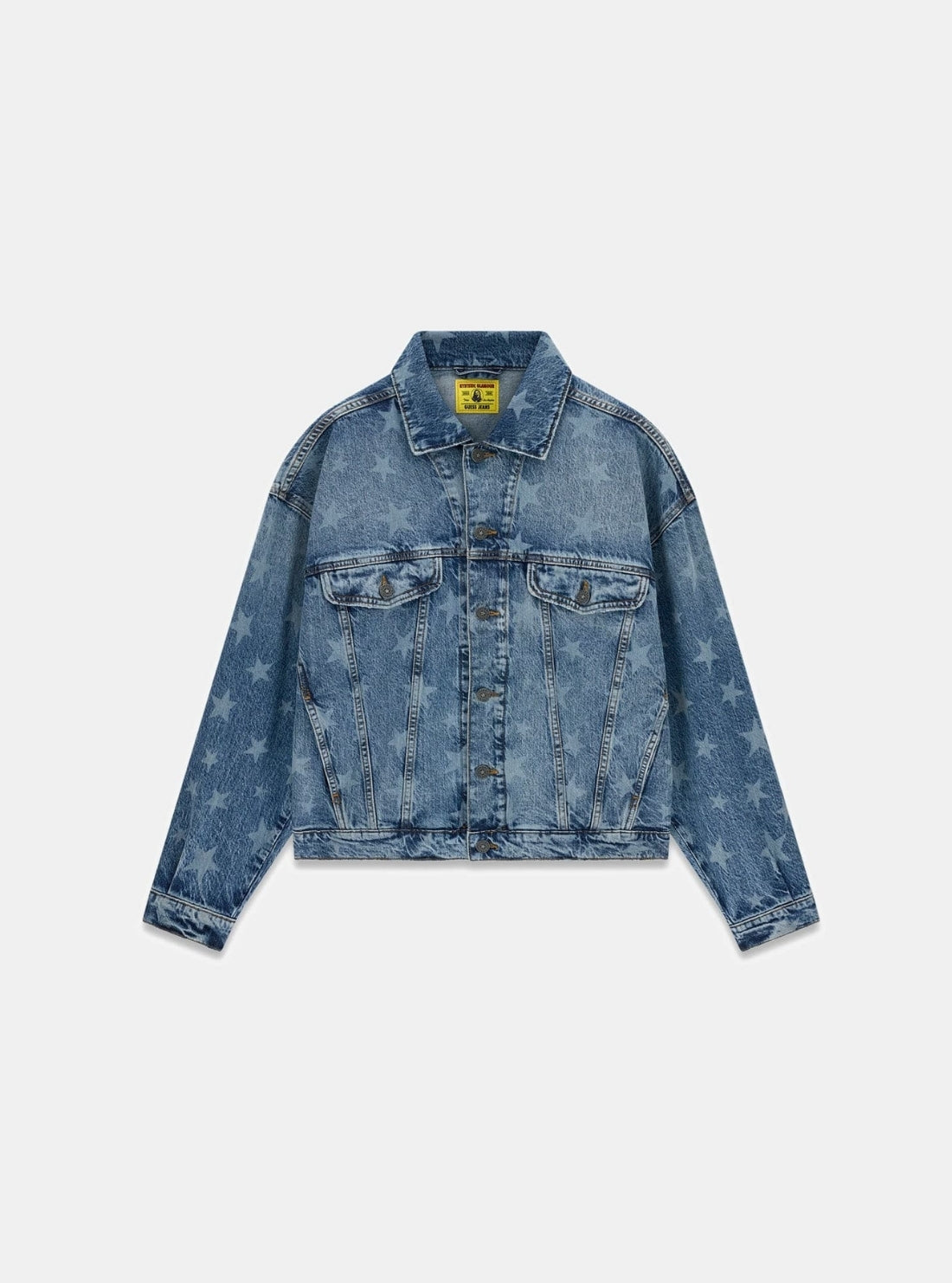 Guess Jeans Hysteric Glamour Denim Jacket W6GN39D5M5X Flatlay