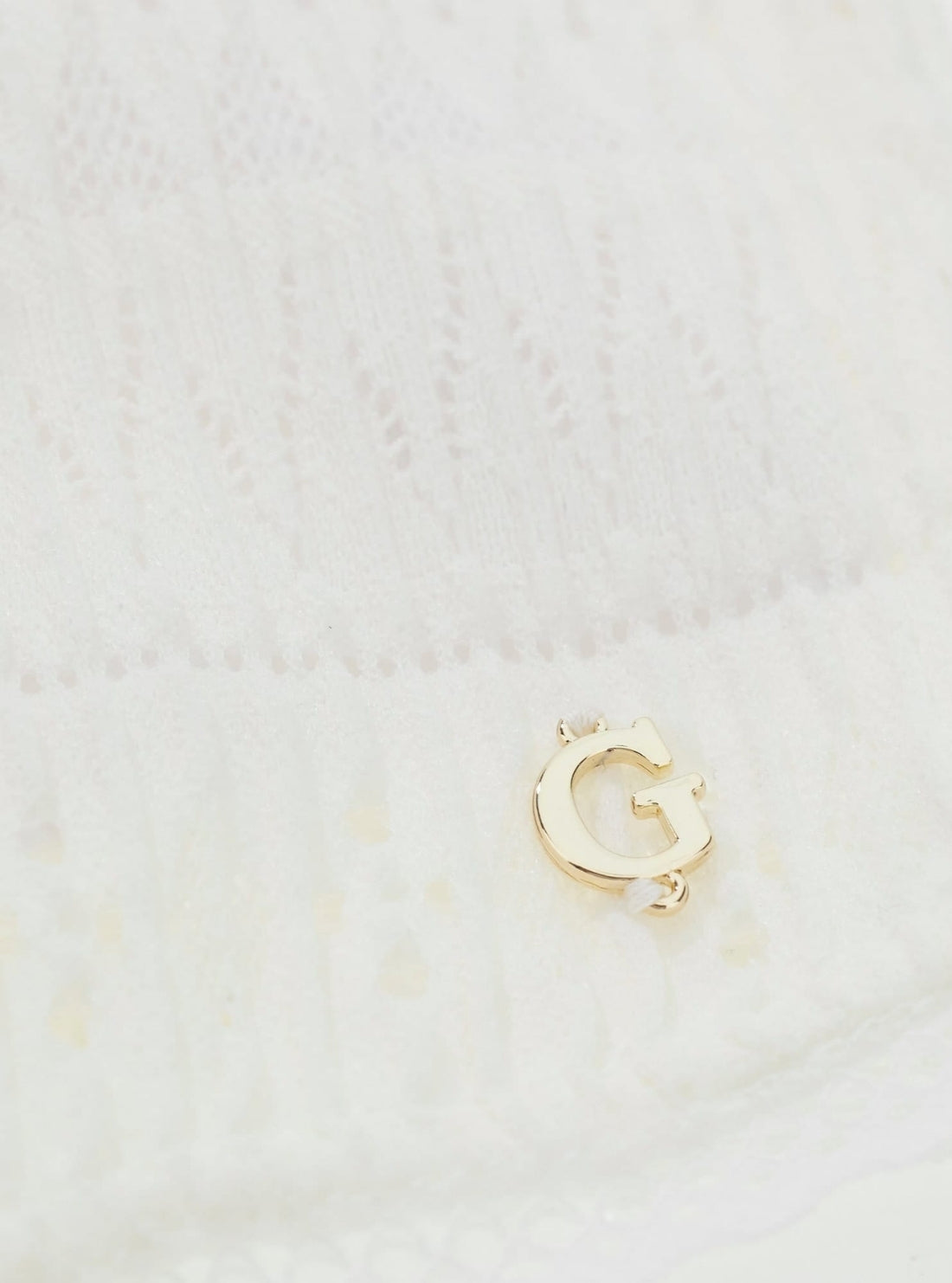 GUESS Womens White Elisabette Top W6GP19K2949 Detail View