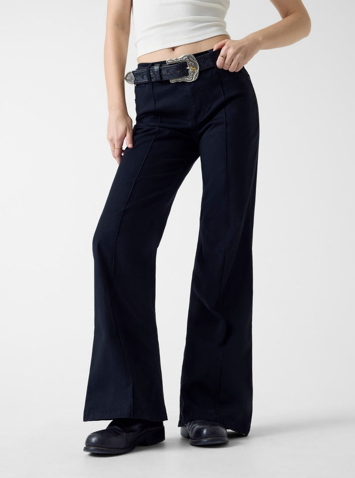 Guess Jeans Black High Rise Flare Jeans W6RA0RWJ051 Front View
