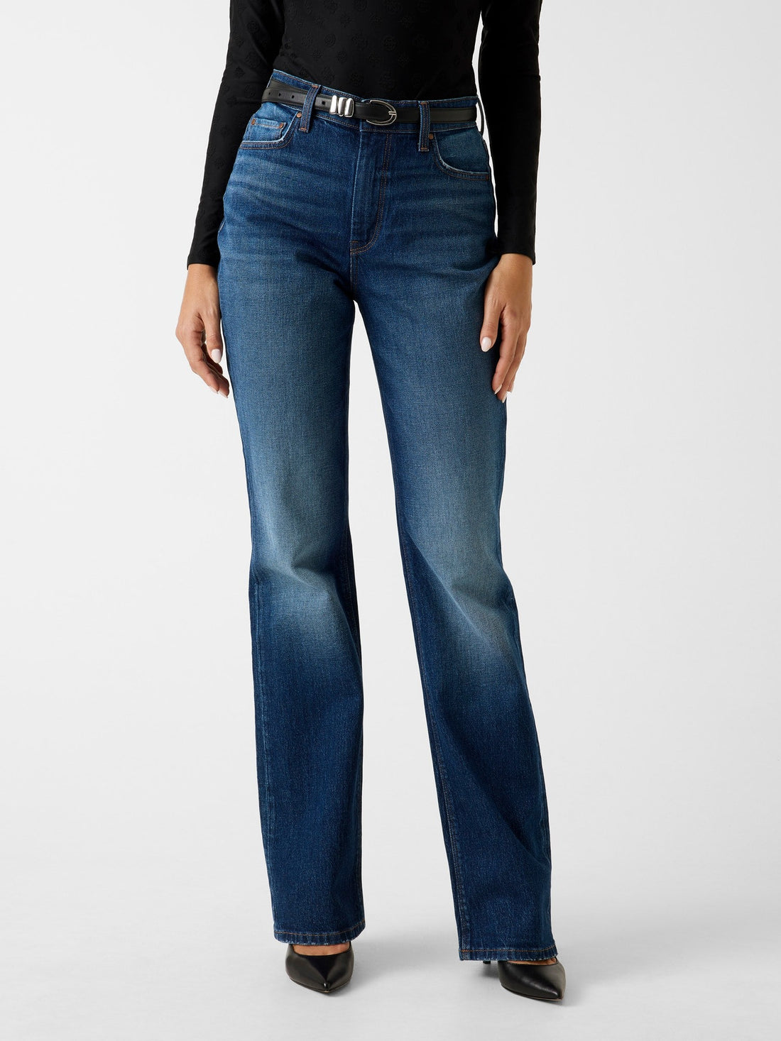 Green 80s Straight Jeans