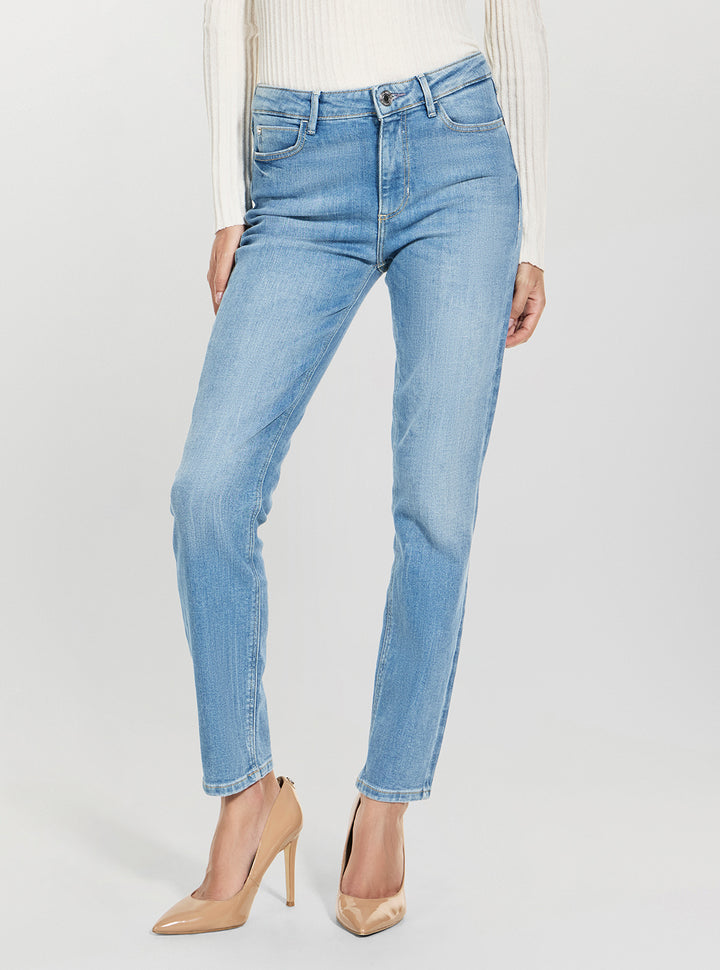 GUESS Womens 1981 Skinny Jeans in Medium Wash W6RA46D6882 Front View