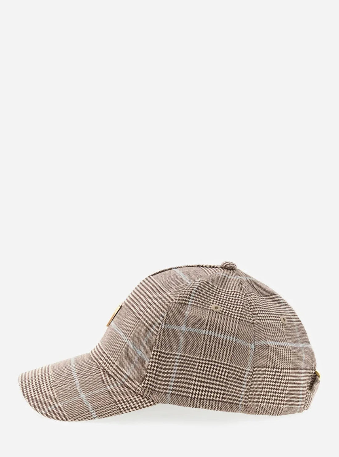 GUESS Mens Multi Prince of Wales Checked Cap W6RZ03WJ642 Side View2