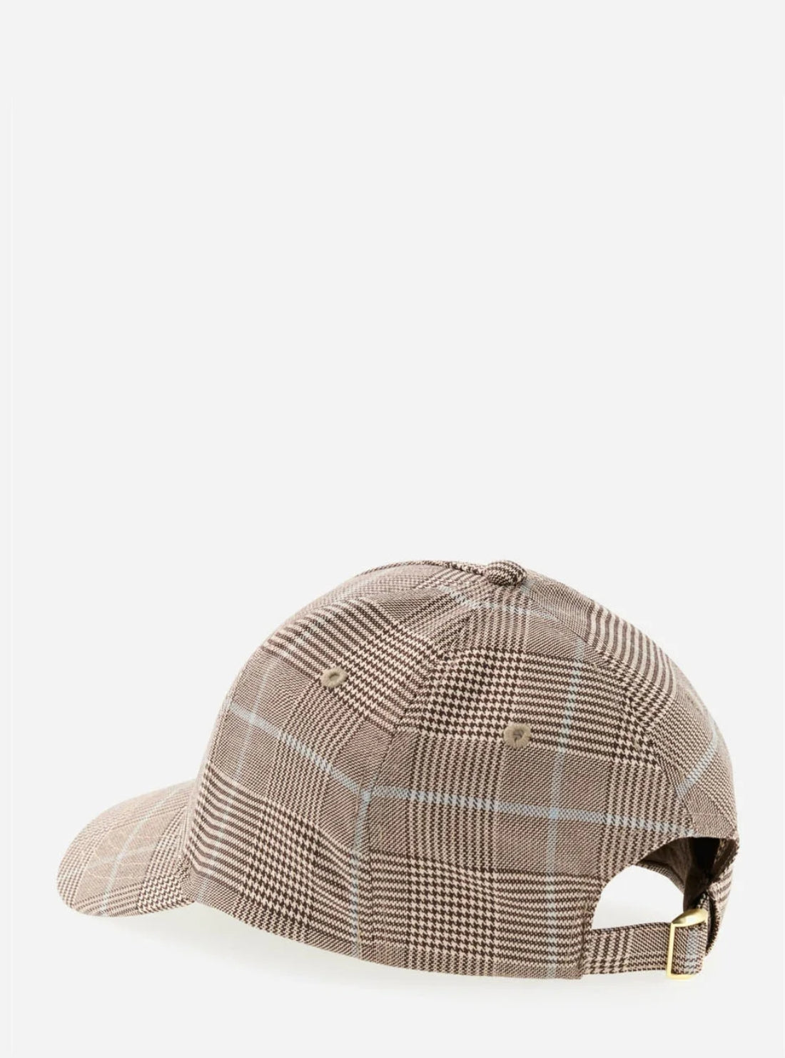 GUESS Mens Multi Prince of Wales Checked Cap W6RZ03WJ642 Back Side View