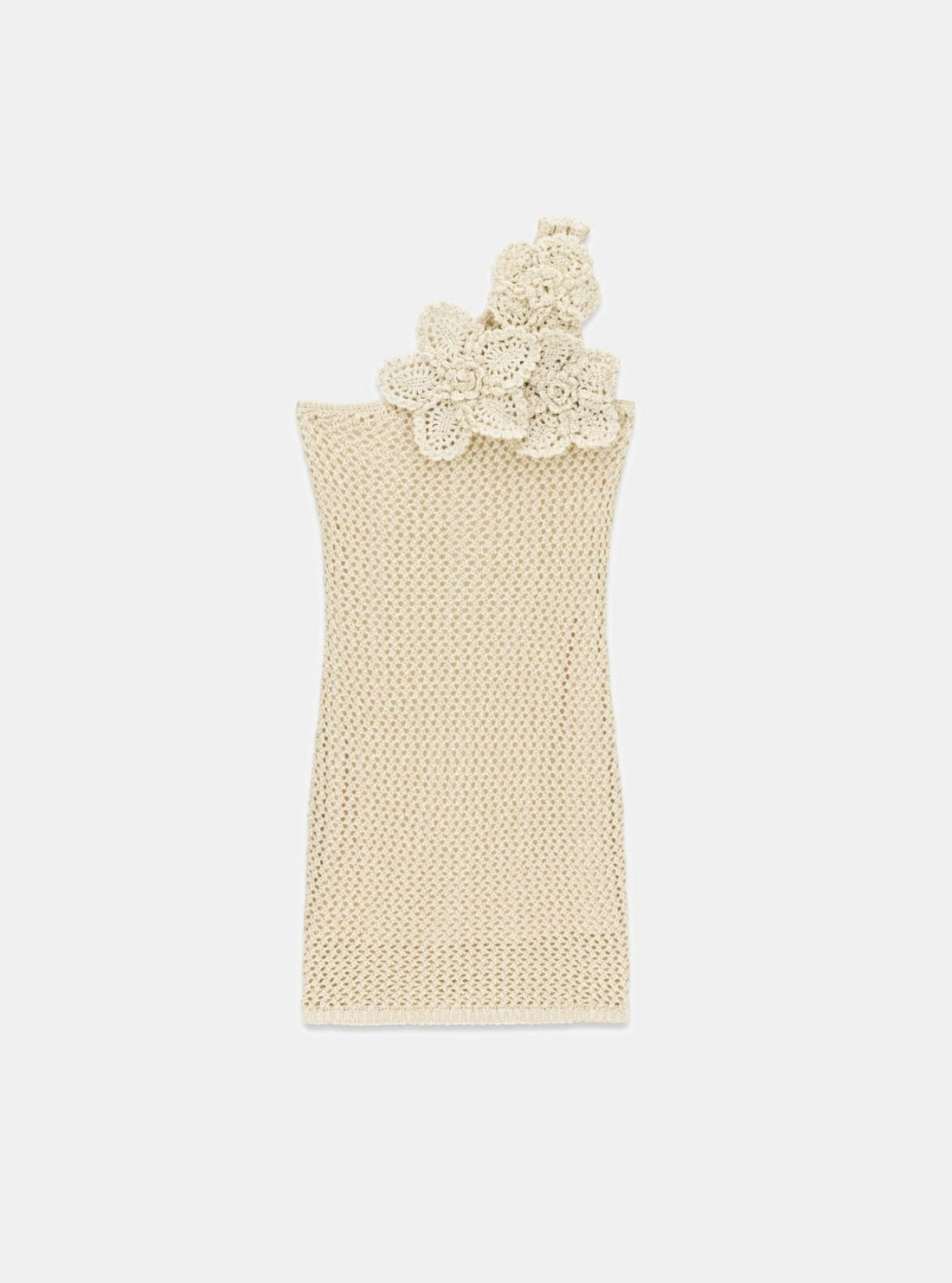 GUESS Womens Natural Multi Alicia Crochet Flower Dress W6YK56Z1041 Flatlay