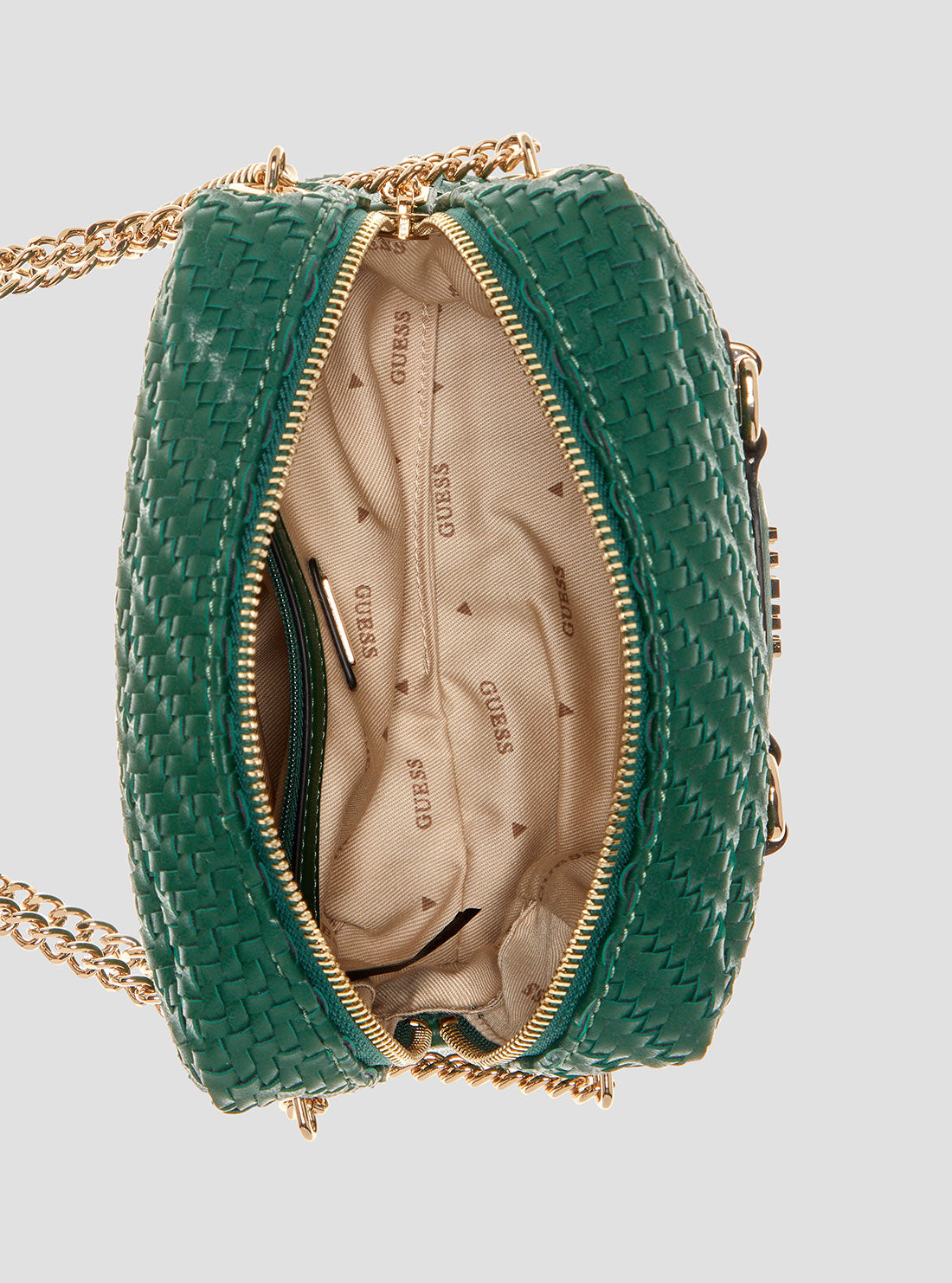 Green Francy Camera Crossbody Bag