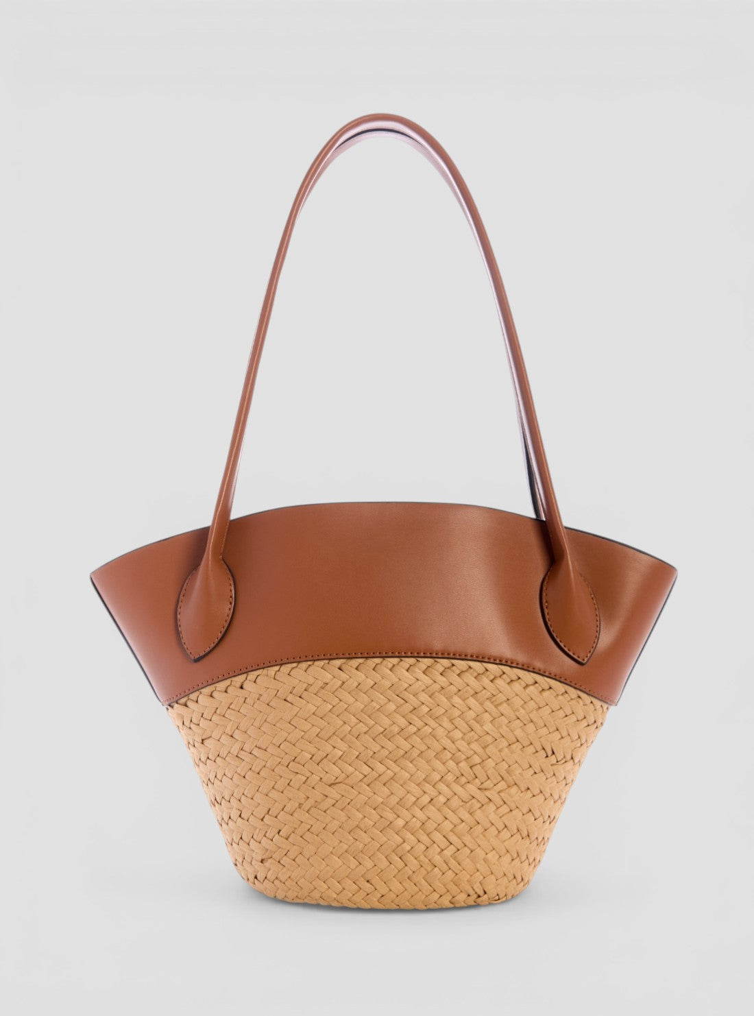 GUESS Womens Brown Beige Venere Tote Bag WG963422 Back View