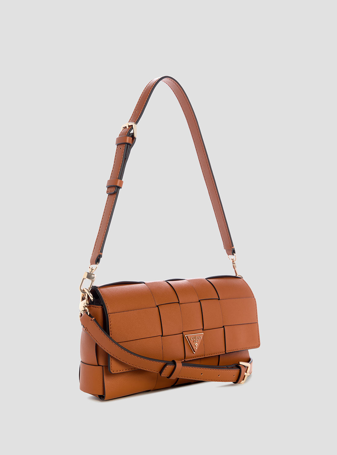 GUESS Women's Brown Maylee Shoulder Bag WG966119 Side View