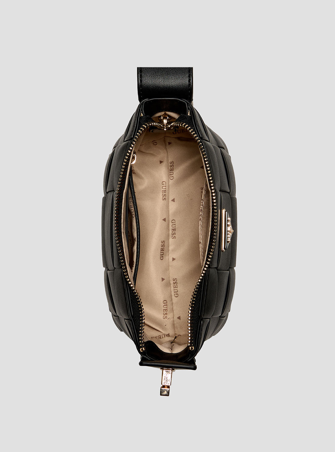 Black Maylee Mini Hobo Crossbody Bag