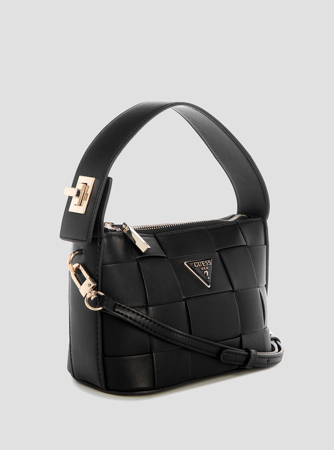Black Maylee Mini Hobo Crossbody Bag
