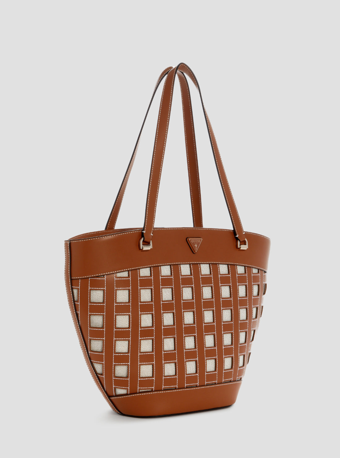 GUESS Womens Caramel Frankie Girlfriend Tote Bag WG973622 Side View
