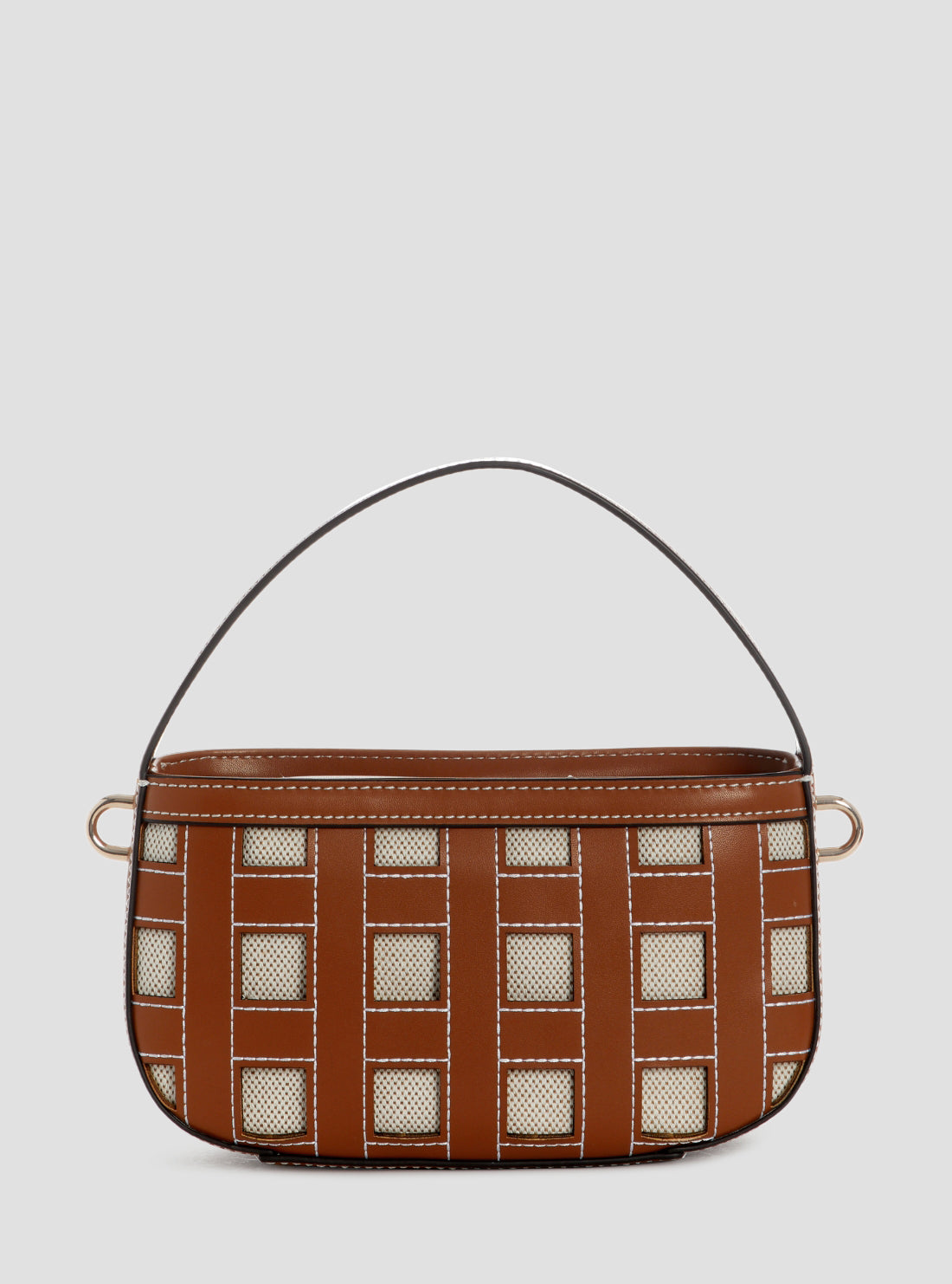 GUESS Womens Caramel Frankie Mini Hobo Bag WG973677 back View