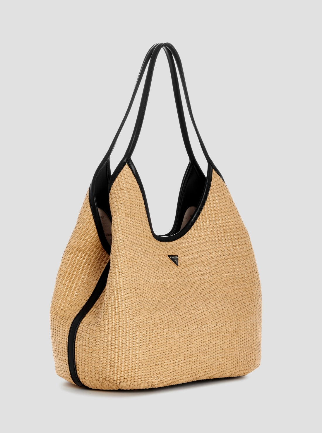 GUESS Womens Natural Black Kirsten Hobo Bag WG974301 Side View