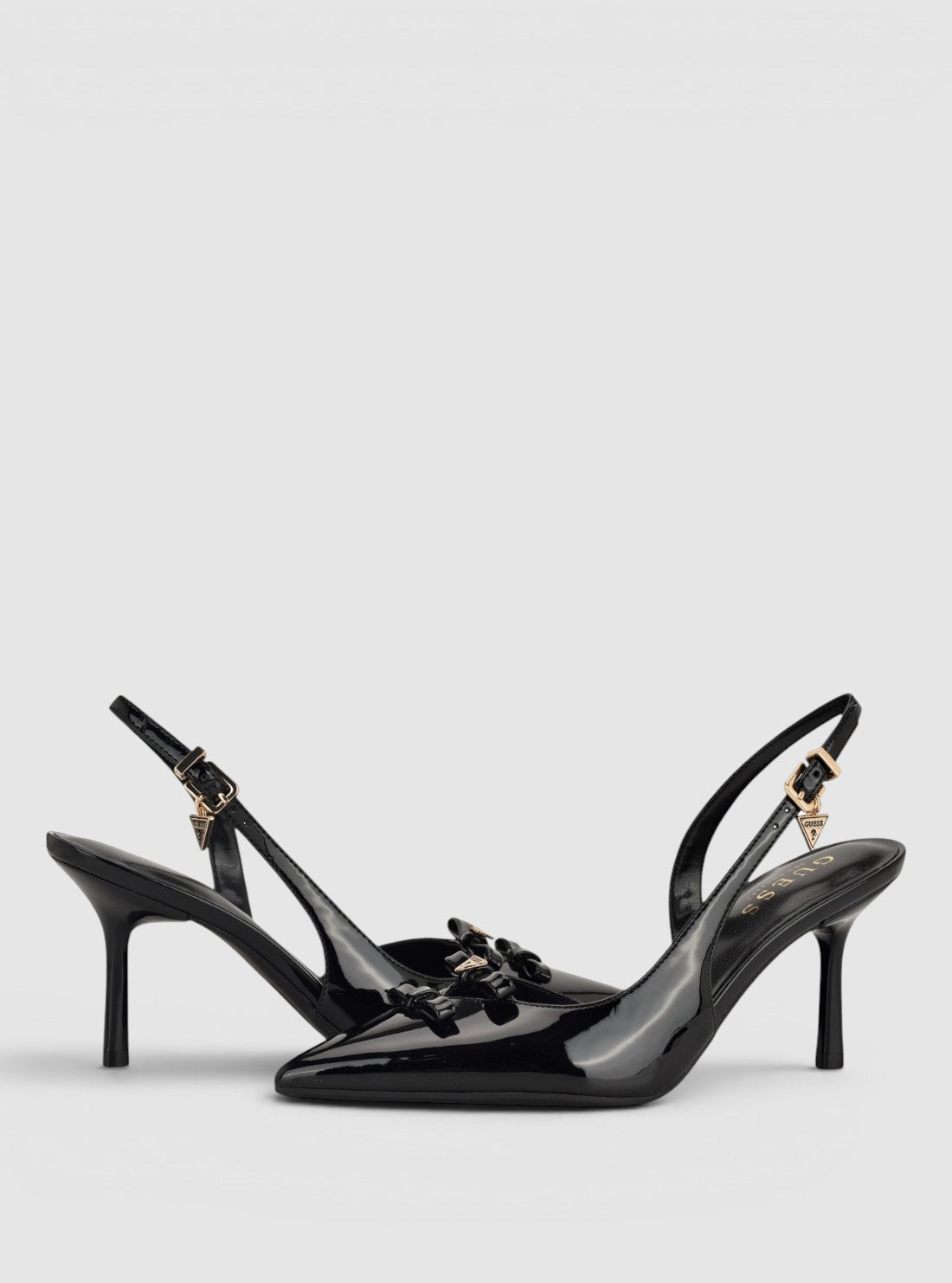 GUESS Footwear Black Shareen Pumps SHAREEN Front Side View
