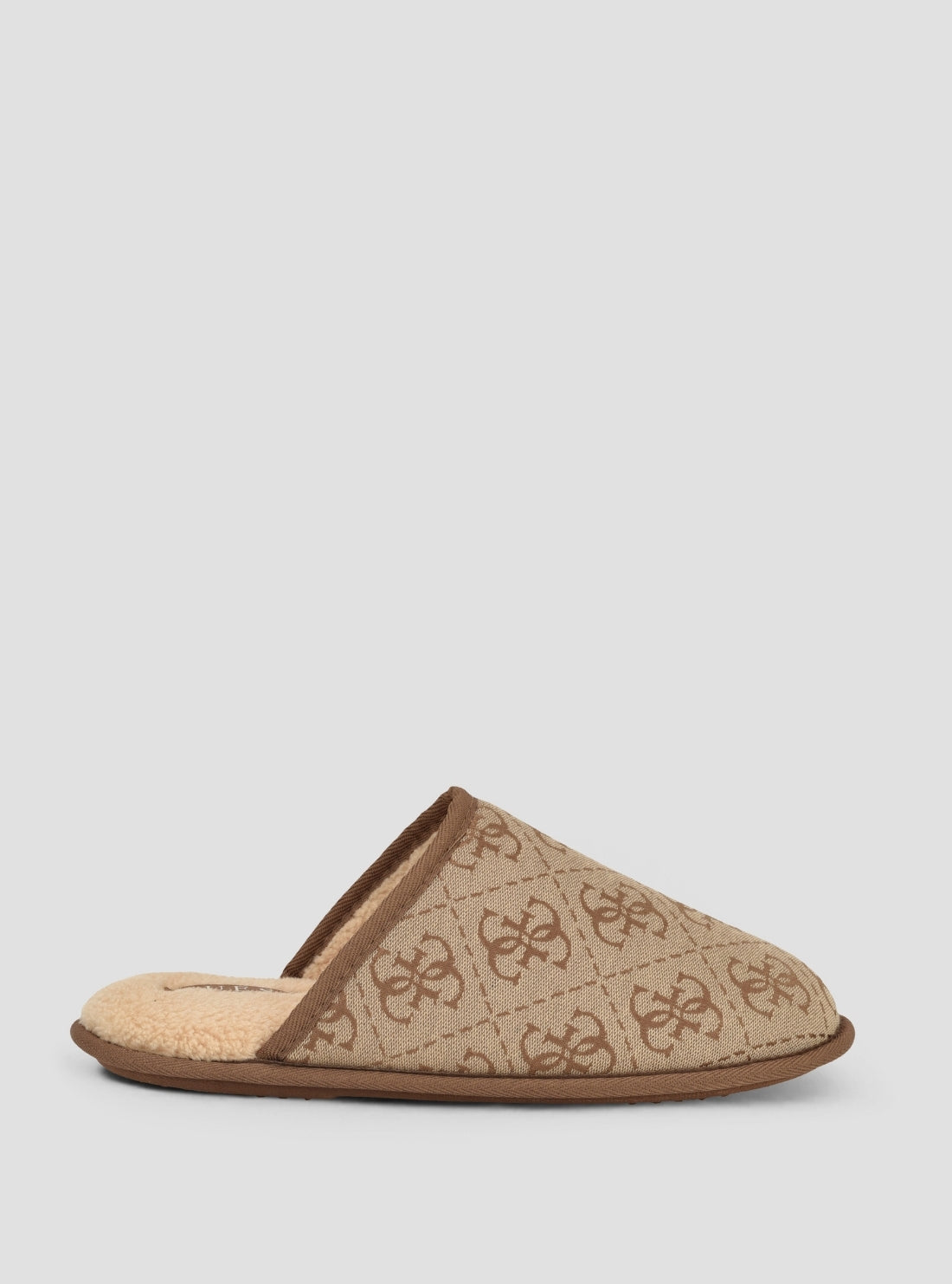 GUESS Footwear Brown Logo Xellen Slippers XELLEN Side View1