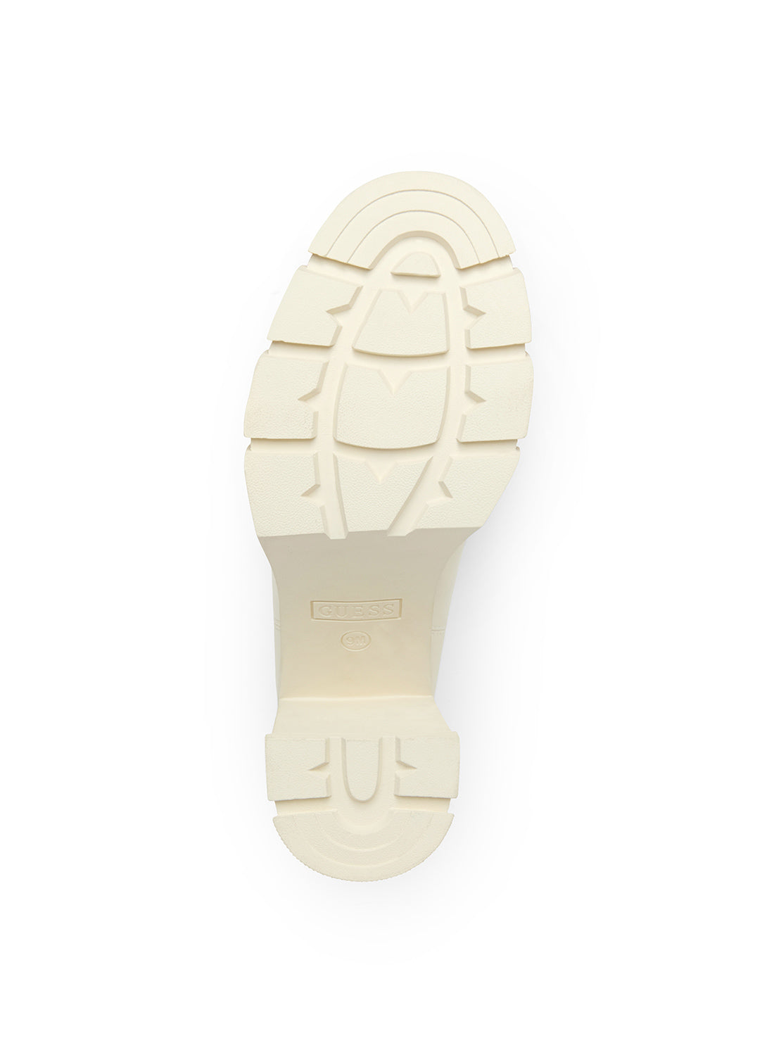 GUESS White Xeno Platform Boots sole view