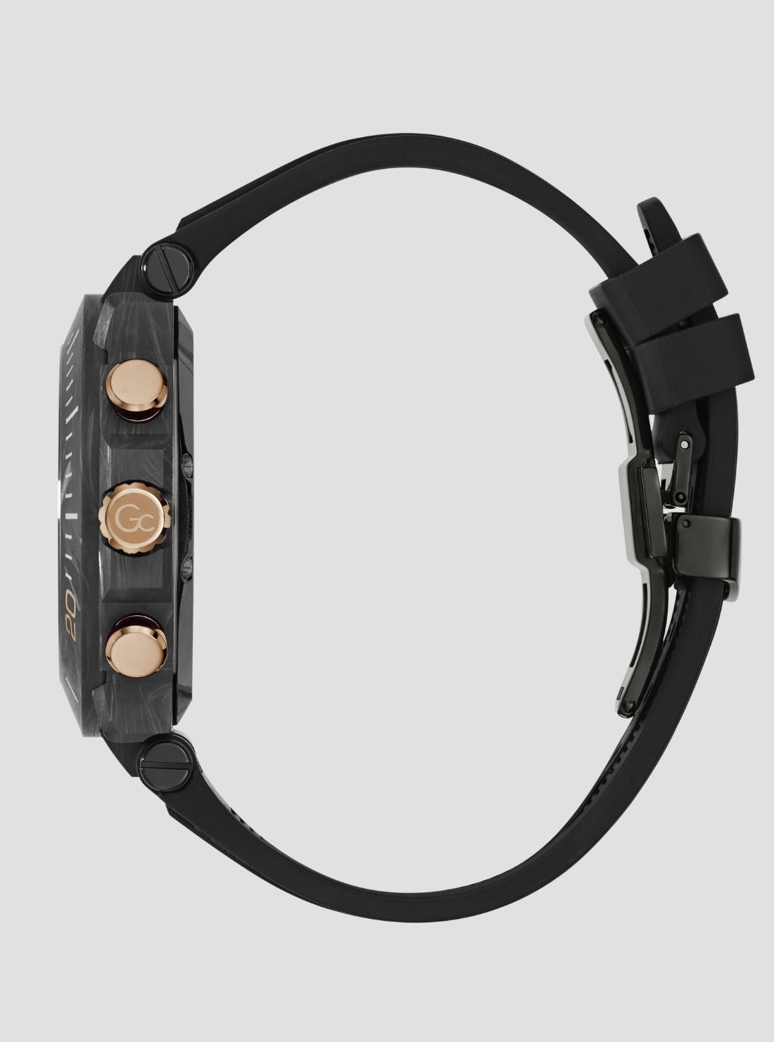 GUESS Accessories Black GC Specials Chronograph Watch Y70011G2 Side View3