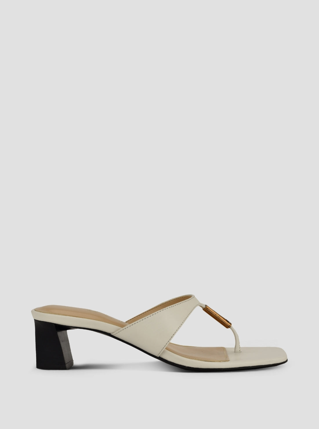 GUESS Footwear White Yaiza Heels YAIZA Side View2