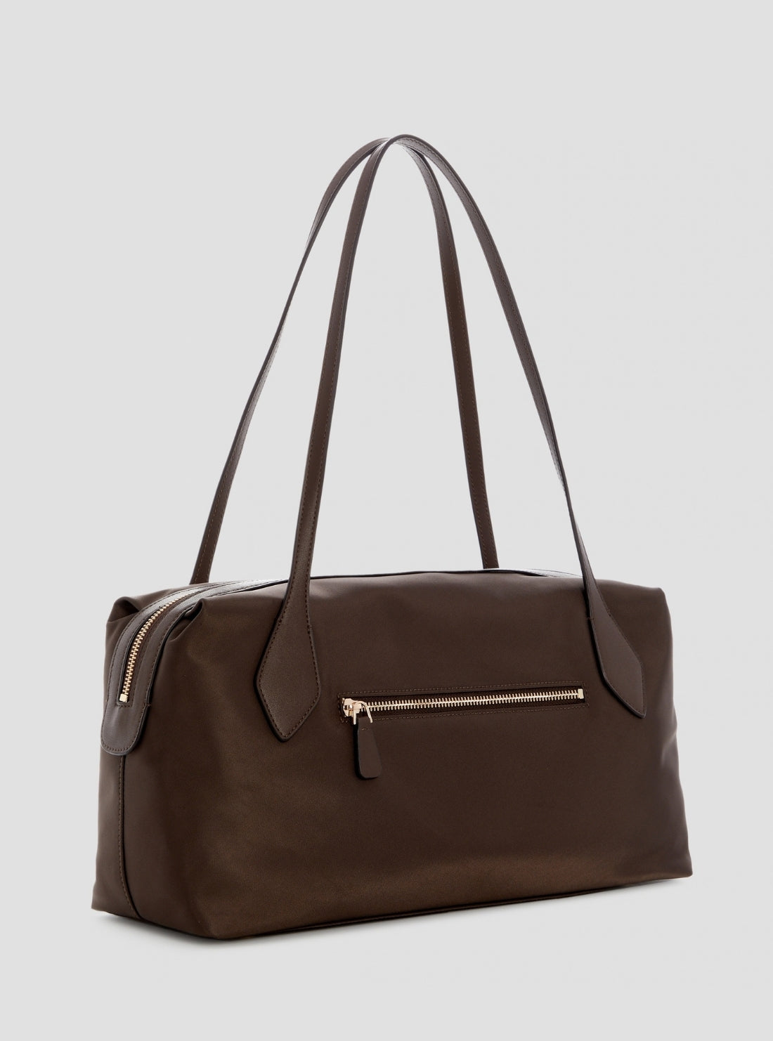 GUESS Womens Brown Hayley Shoulder Satchel Bag YG324409 Back View