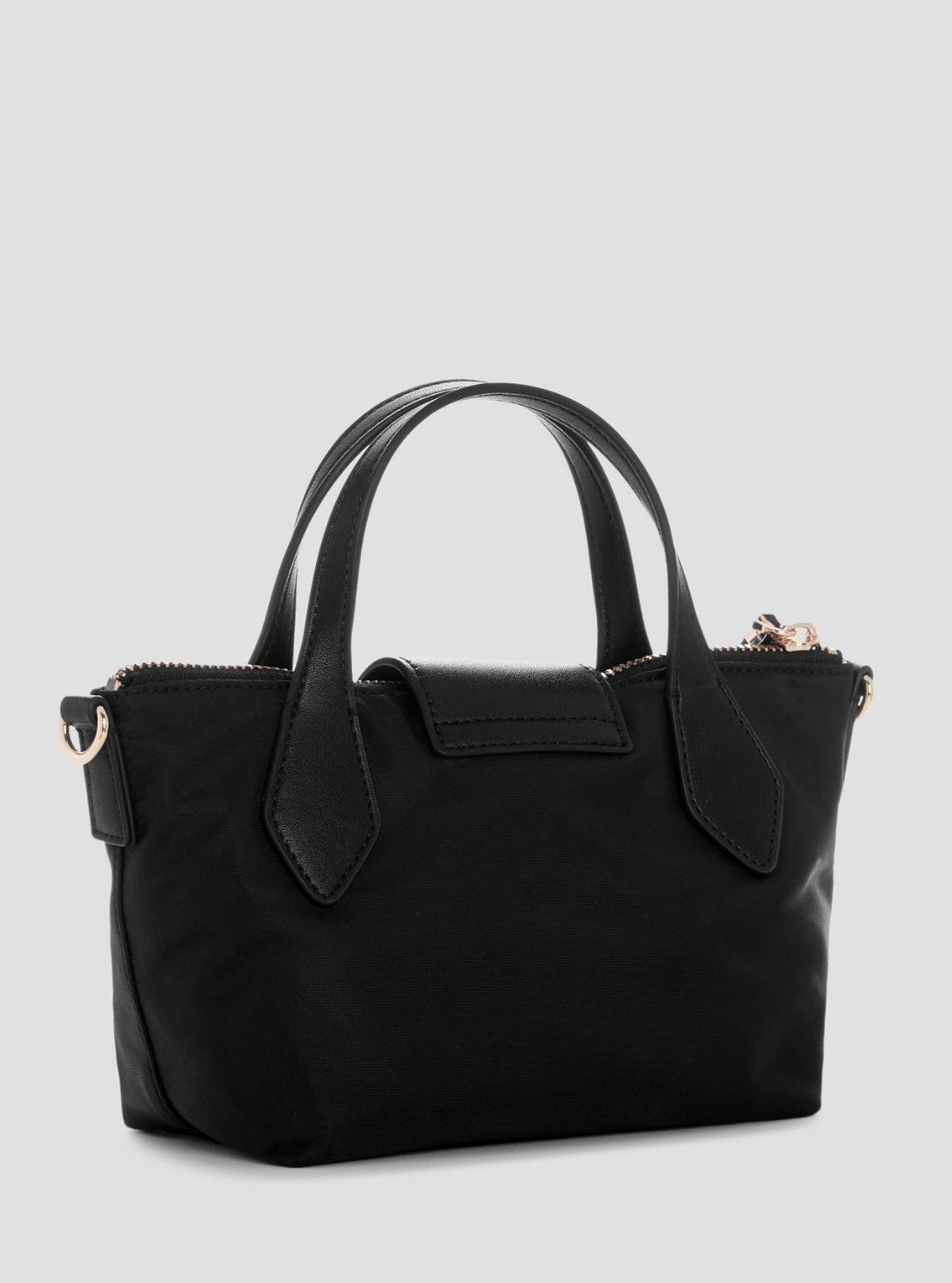 GUESS Womens Black Hayley Mini Tote Bag YG324476 back View