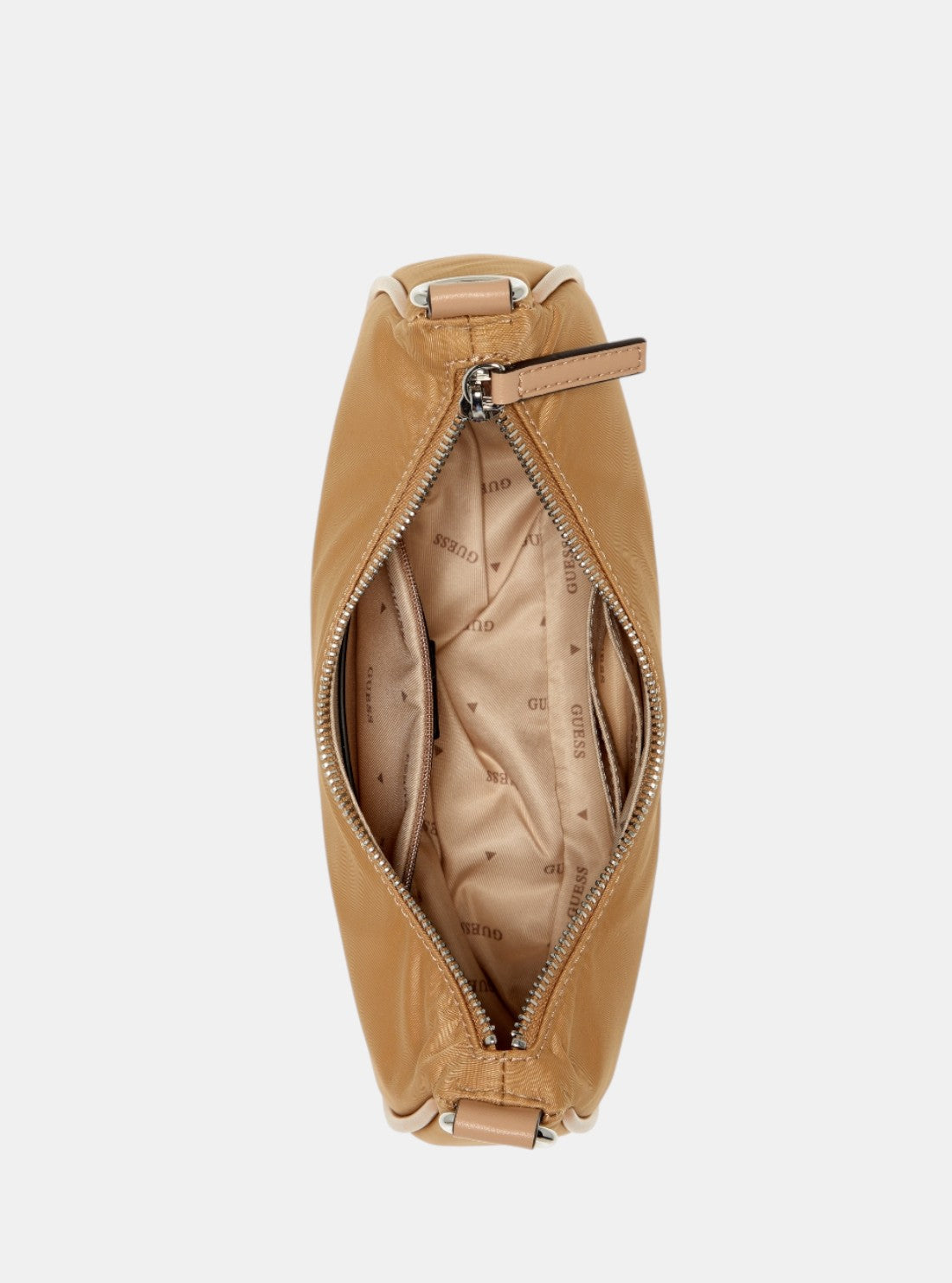 GUESS Womens Beige Arona Shoulder Bag YZ921818 Inside View