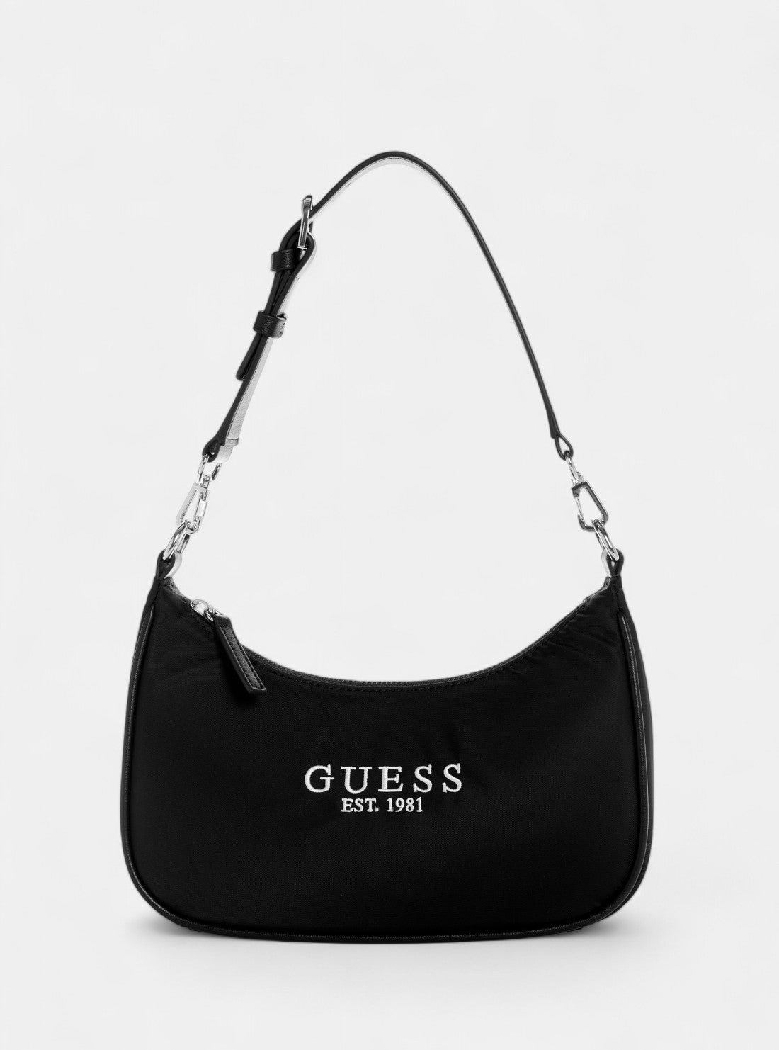 GUESS Womens Black Arona Shoulder Bag YZ921818 Front View