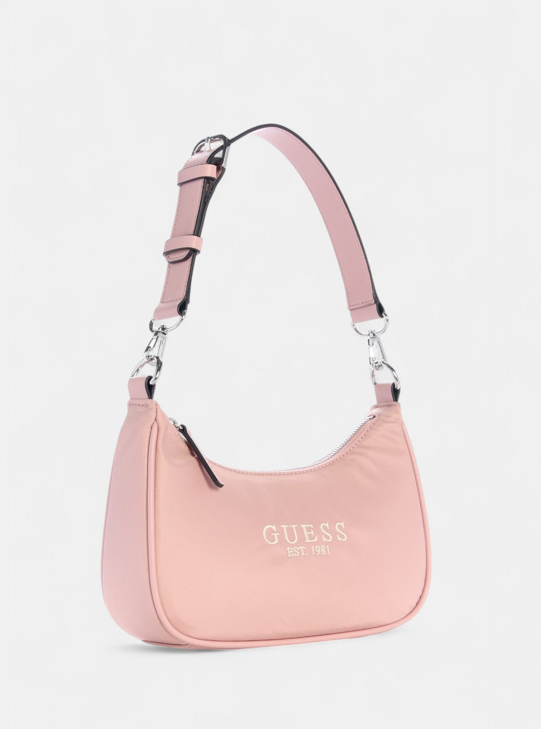 GUESS Womens Pink Arona Shoulder Bag YZ921818 Front Side View