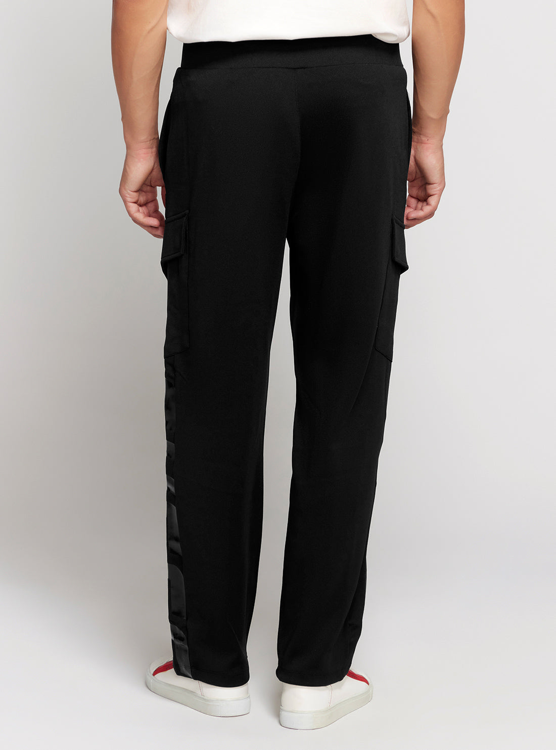 GUESS Black Baloo Slim Pants back view