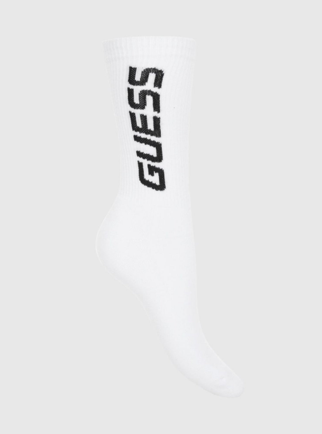 GUESS Womens White Arlo Sport Socks Z4YZ02ZZ00I Front View2