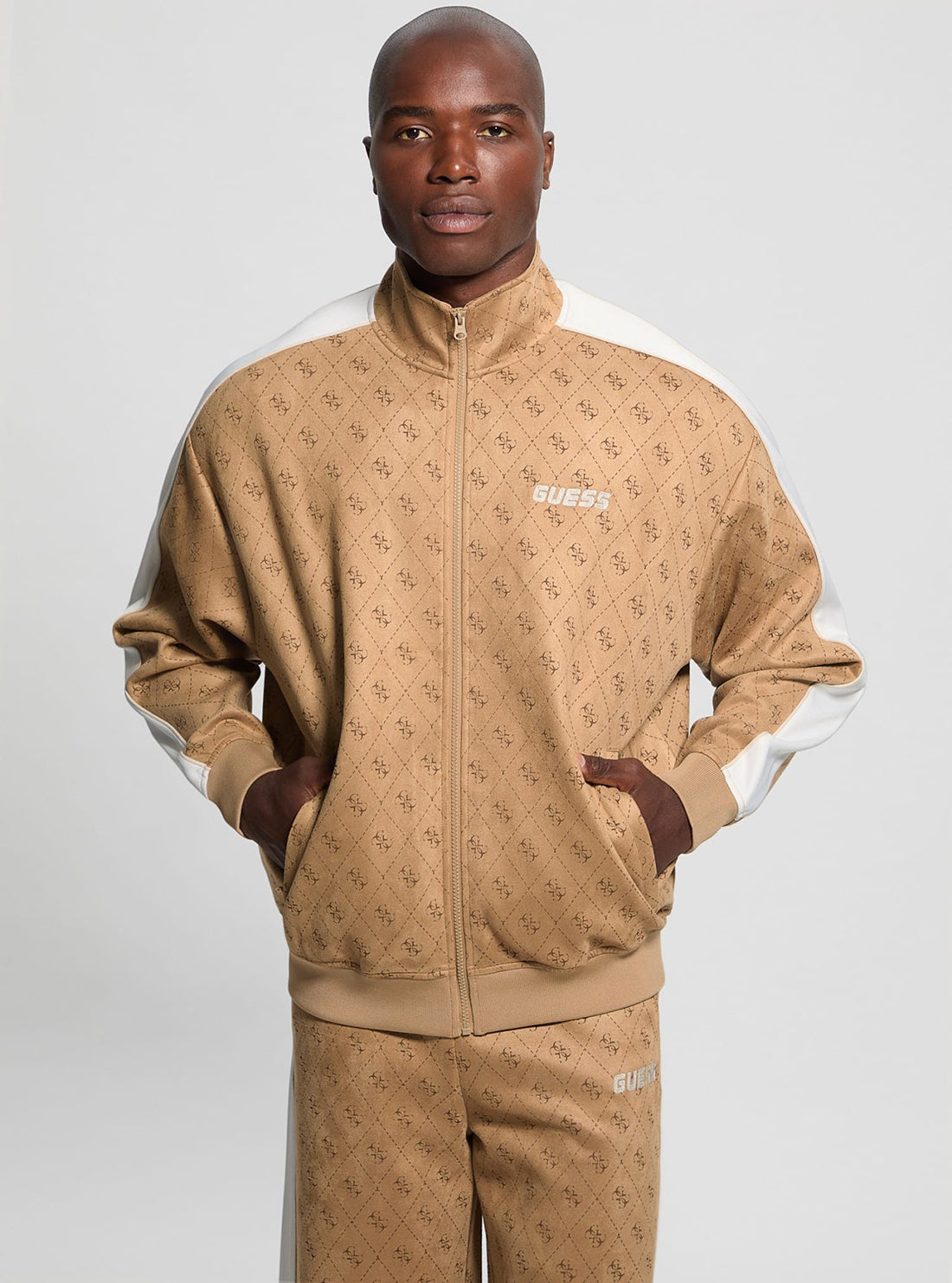 Beige 4G Mojo Zip Jacket