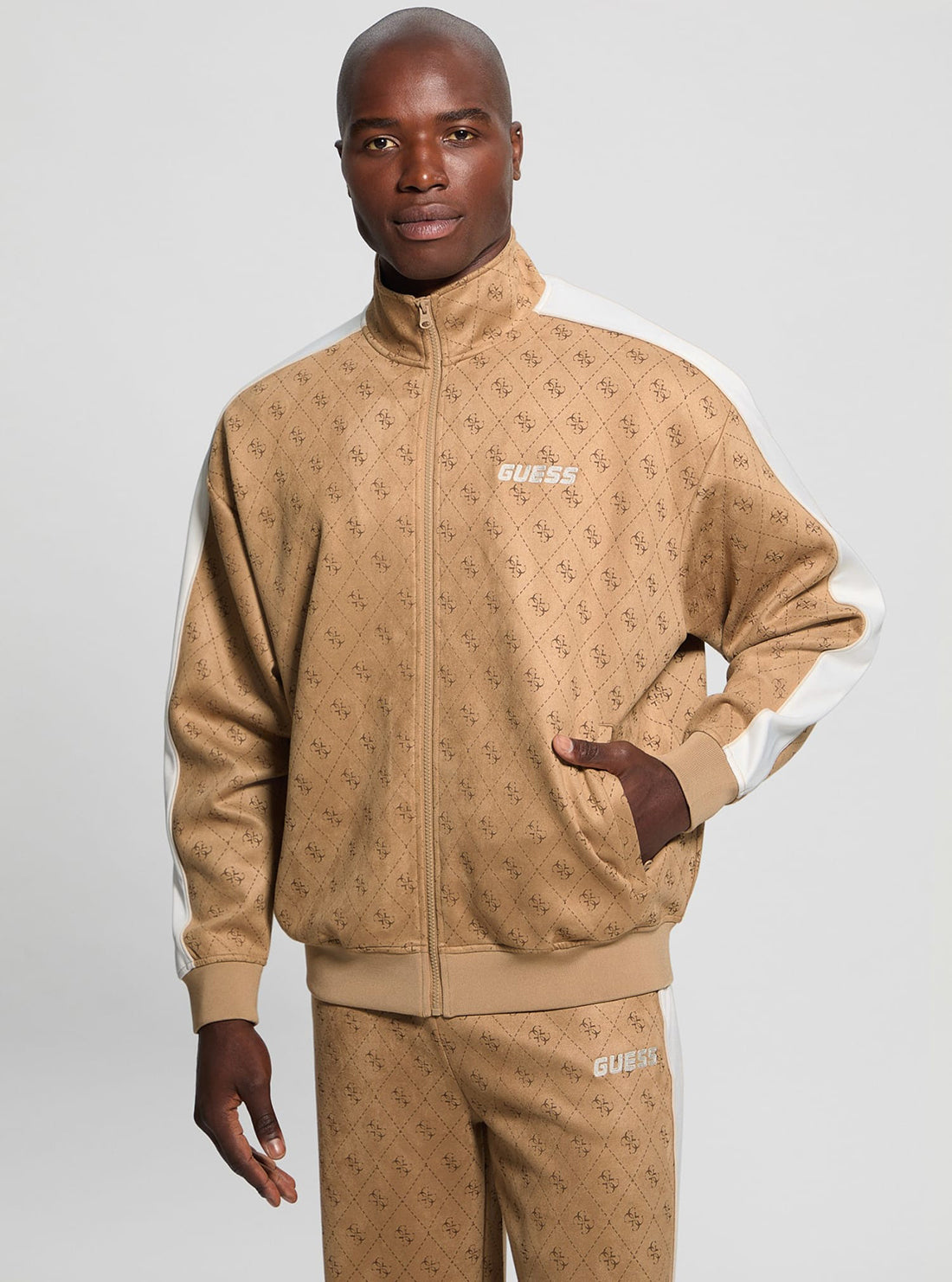 Beige 4G Mojo Zip Jacket