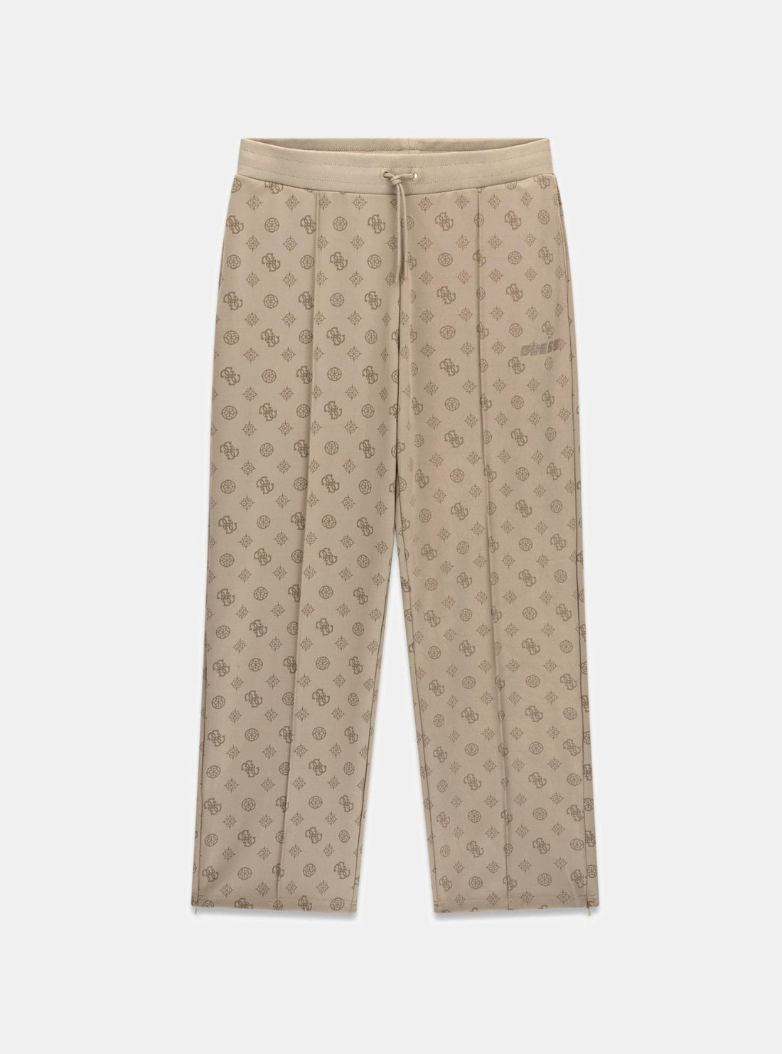 GUESS Mens Impact Grey Logo Ovidio Printed Pants Z6GB03K2850 Flatlay
