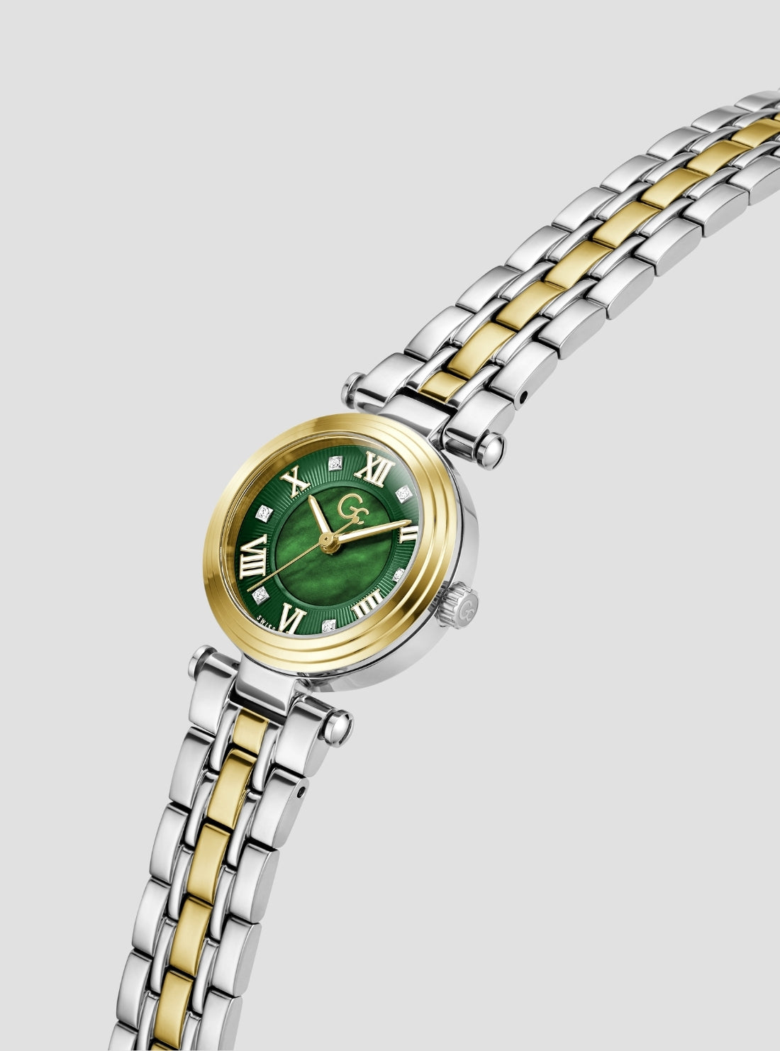 GUESS Accessories Silver Gold GC Dress Watch Z86002L9 Side View2