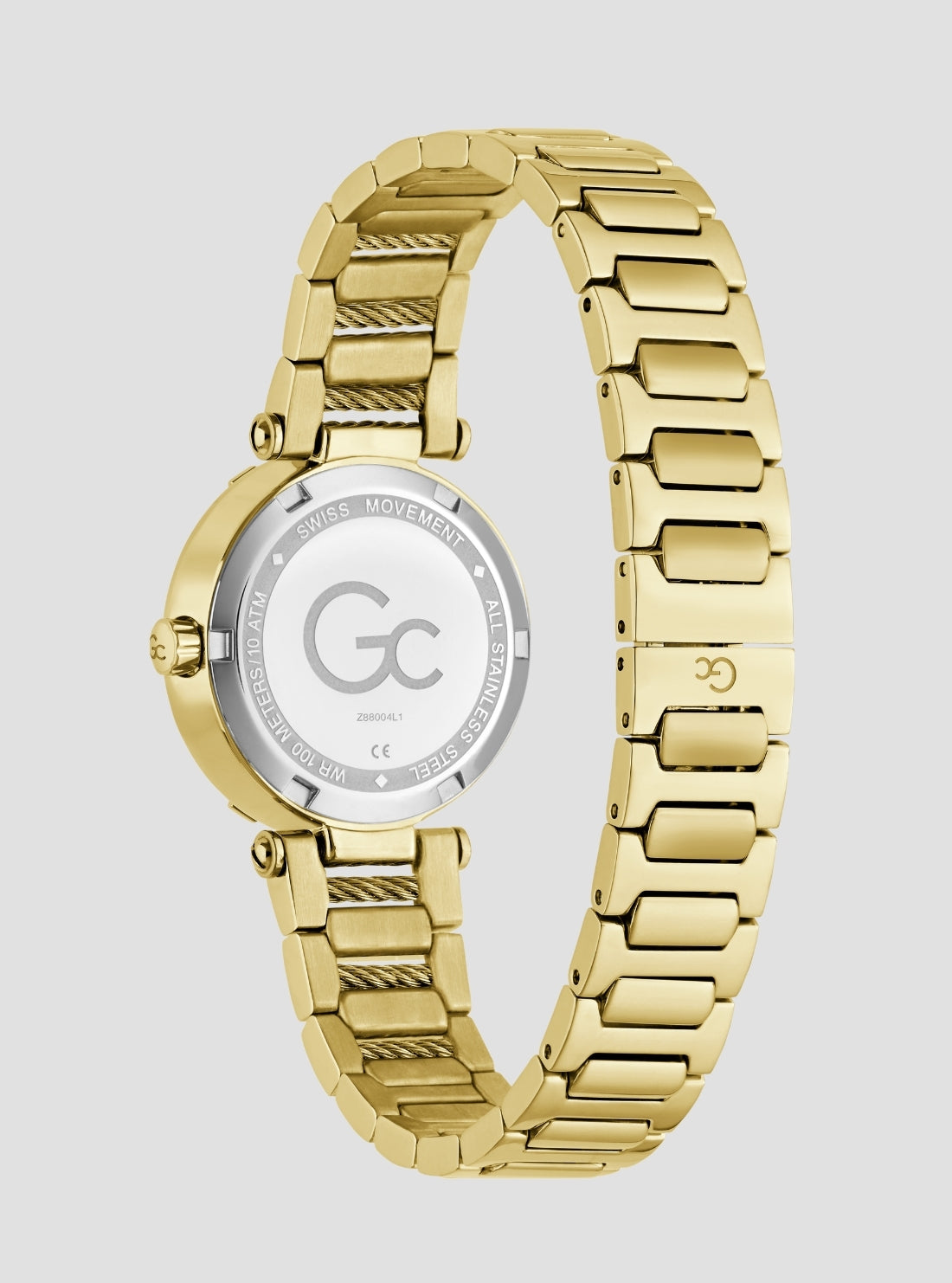 GUESS Accessories Gold GC SportChic Fusion Watch Z88004L1 Back View