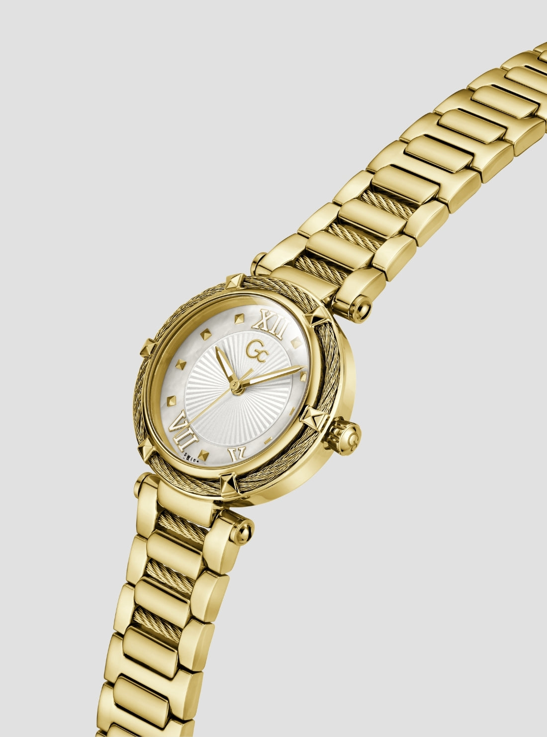 GUESS Accessories Gold GC SportChic Fusion Watch Z88004L1 Side View2